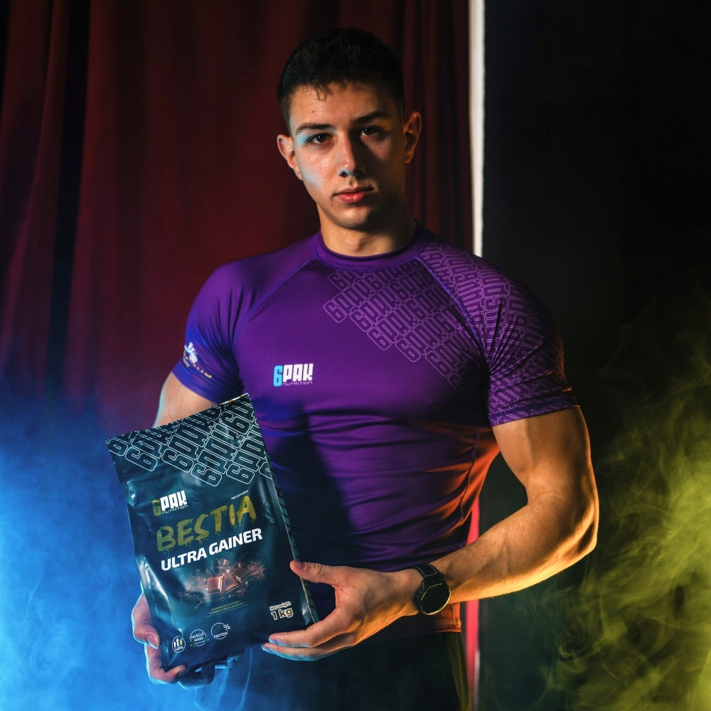 Gainer BESTIA ULTRA 1000G Protein Carbohydrate Vitamins For Muscle Mass EAN (GTIN) 5902114044343