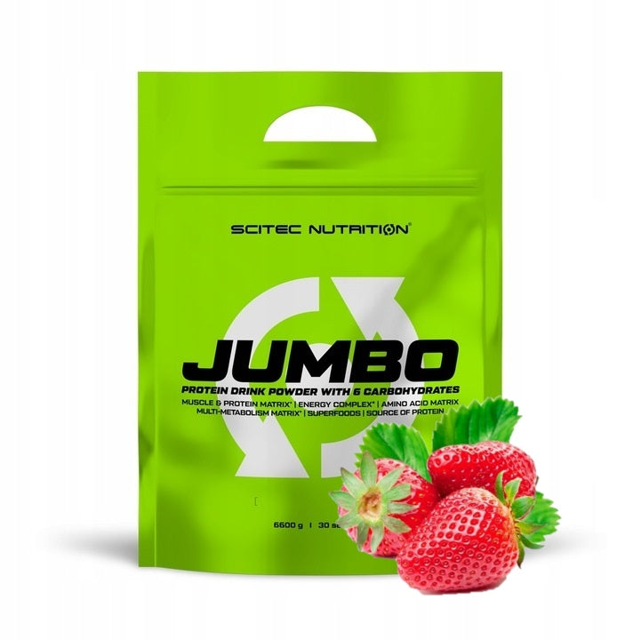 Gainer Jumbo Strawberry Scitec Nutrition 6600 g