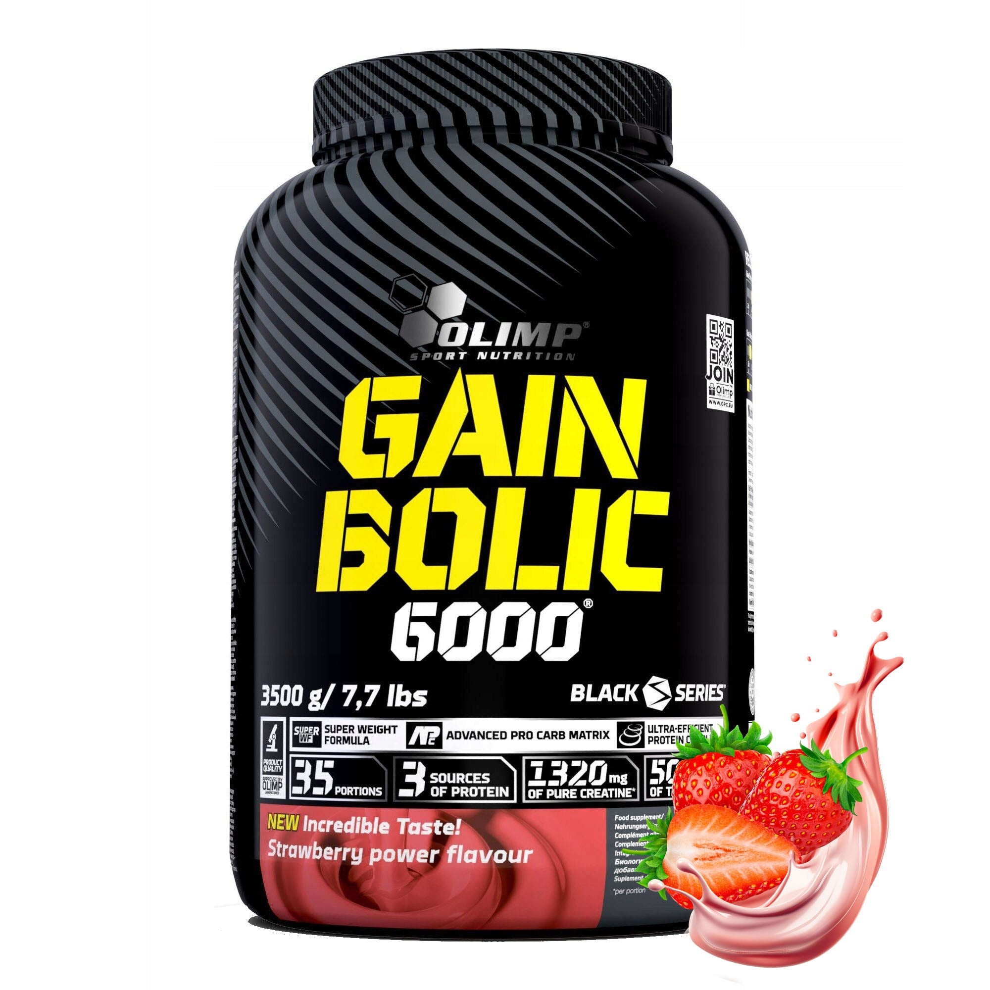 Gainer OLIMP Gain Bolic 6000 Strawberry (3500 g)