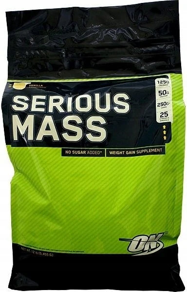 Gainer Serious Mass Optimum Nutrition 5450 vanilla