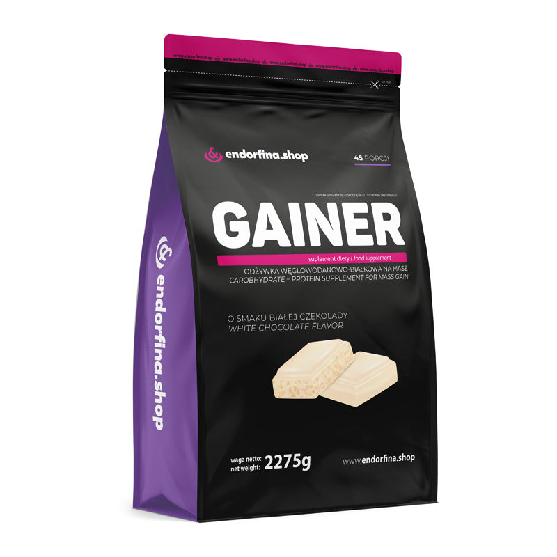 Gainer carbohydrate and protein supplement white chocolate 2275g Endorfina.shop