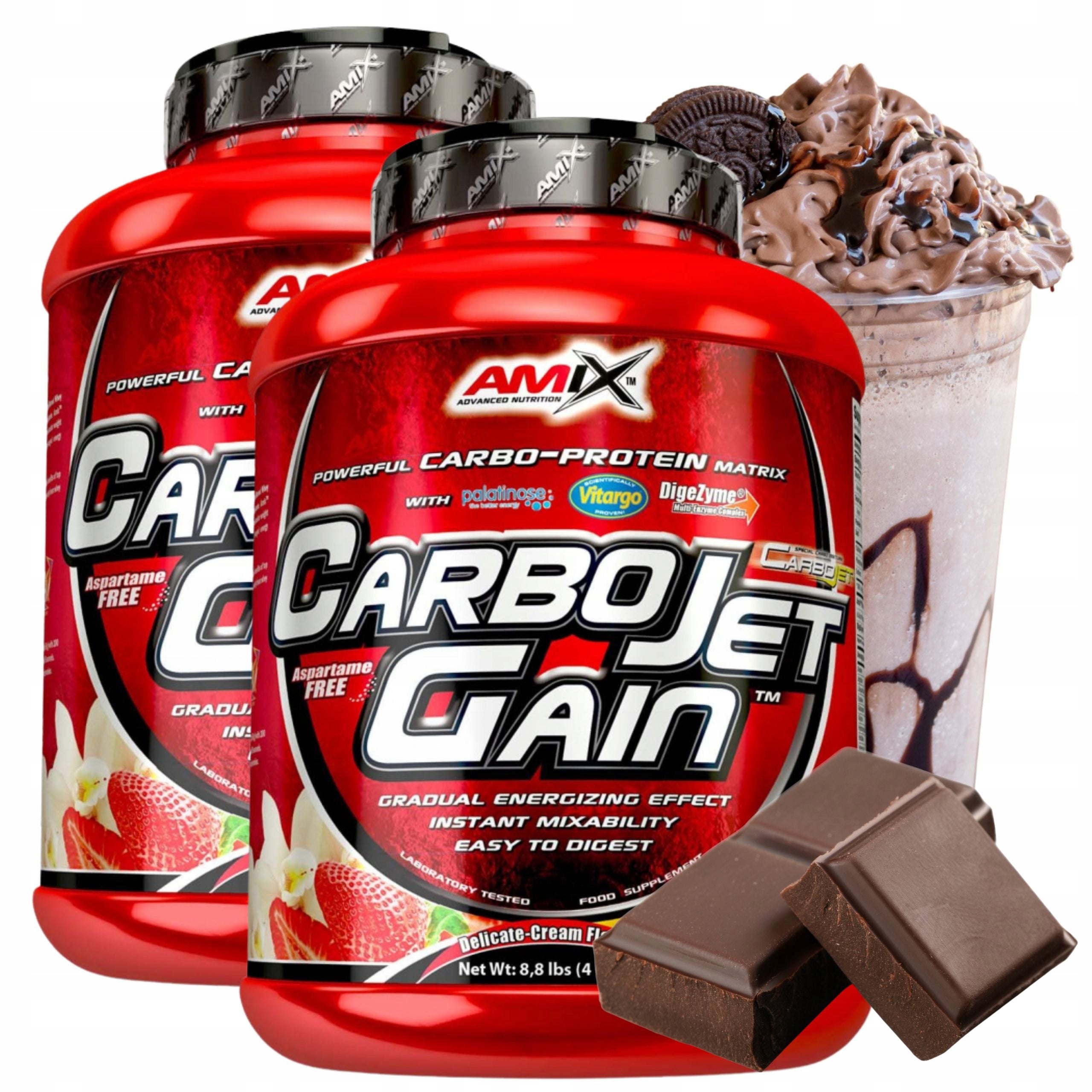 Gainer on Weight Loss Protein Conditioner WPI CFM Carbohydrates Complex Chocolate