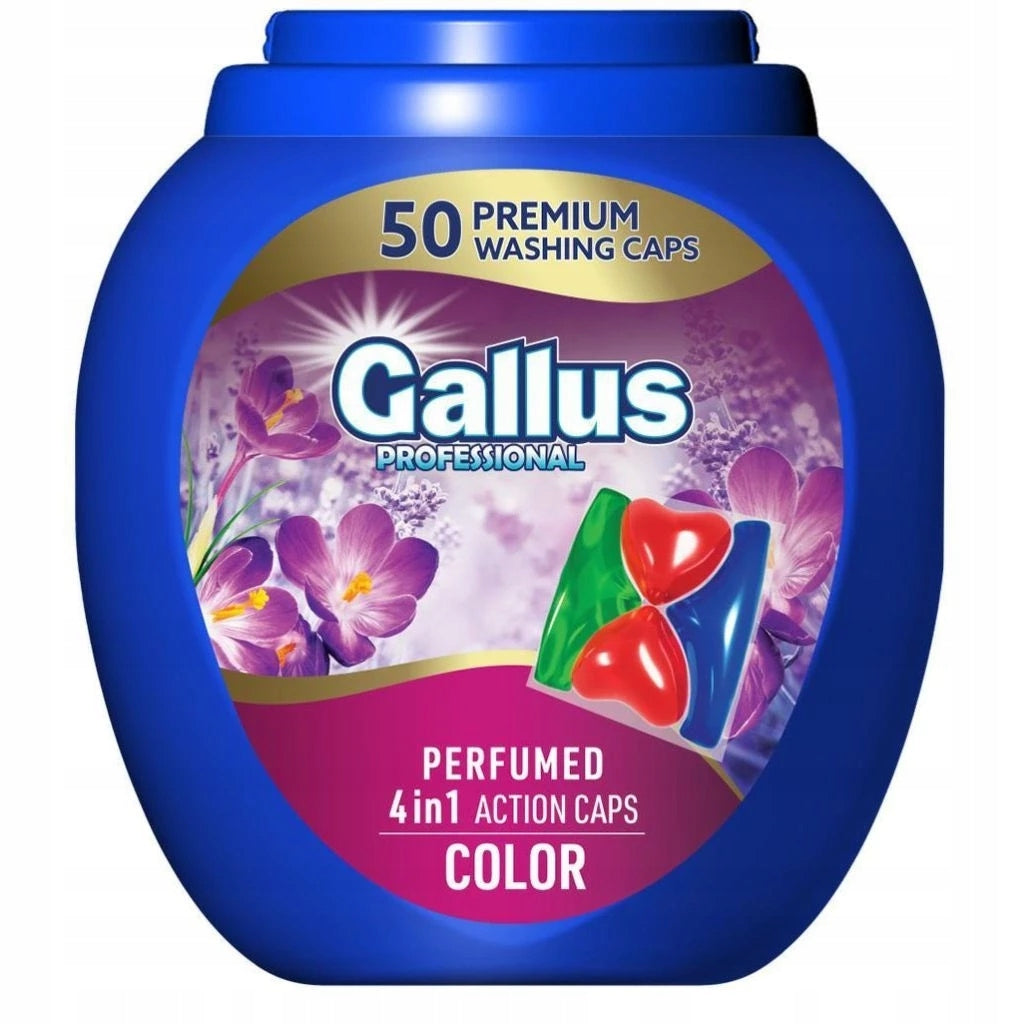 Gallus Perfumed Color Washing Capsules 4in1 50pcs 900g