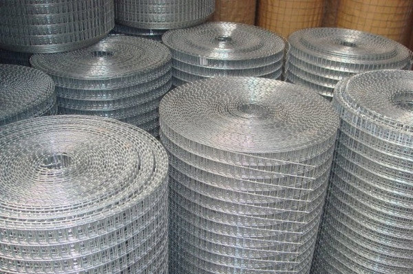 Galvanized Square Breeding Mesh 1.0m/10m Eyelet 25.4x25.4 Wire 0.70mm Height 1 m