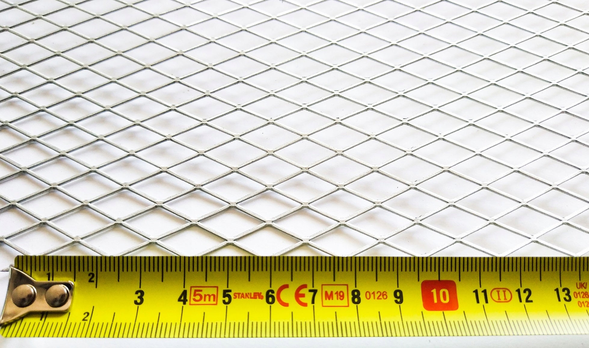 Galvanized expanded mesh for rodents eye 16x9mm 1 x 1m Brand Arpem Steel
