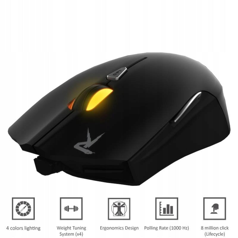 Gamdias Ourea FPS - Optical mouse (4000 DPI)