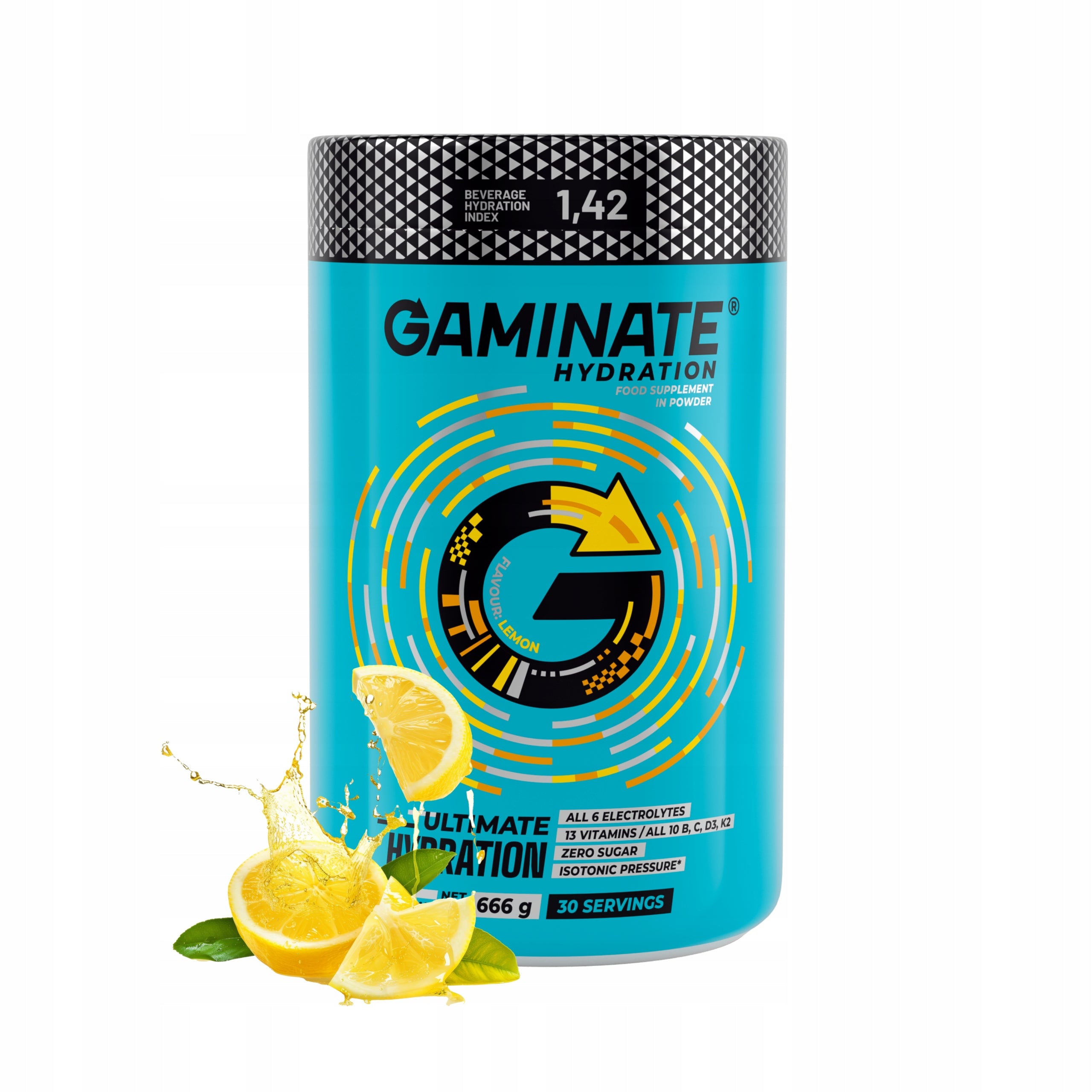 Gaminate Hydration LEMON first sugar-free isotonic