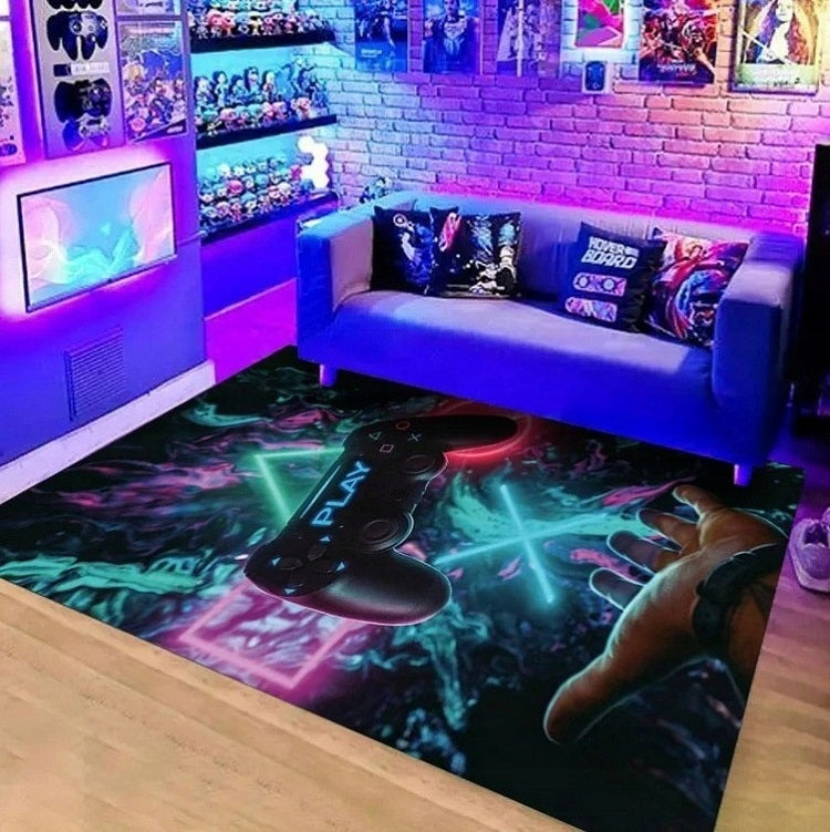 Gaming Carpet 140x200 For Player's Children's Room Youth Effect 3D Play Brand no brand