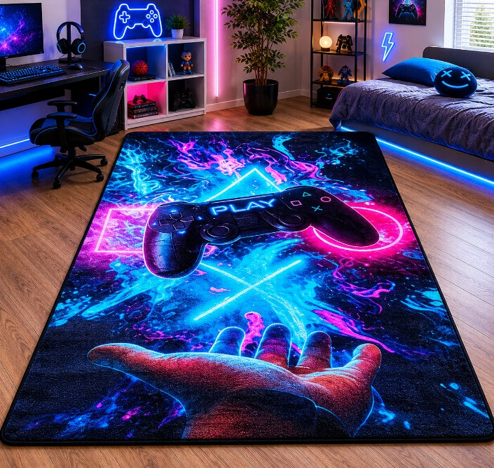Gaming Carpet 140x200 For Player's Children's Room Youth Effect 3D Play Length 140 cm