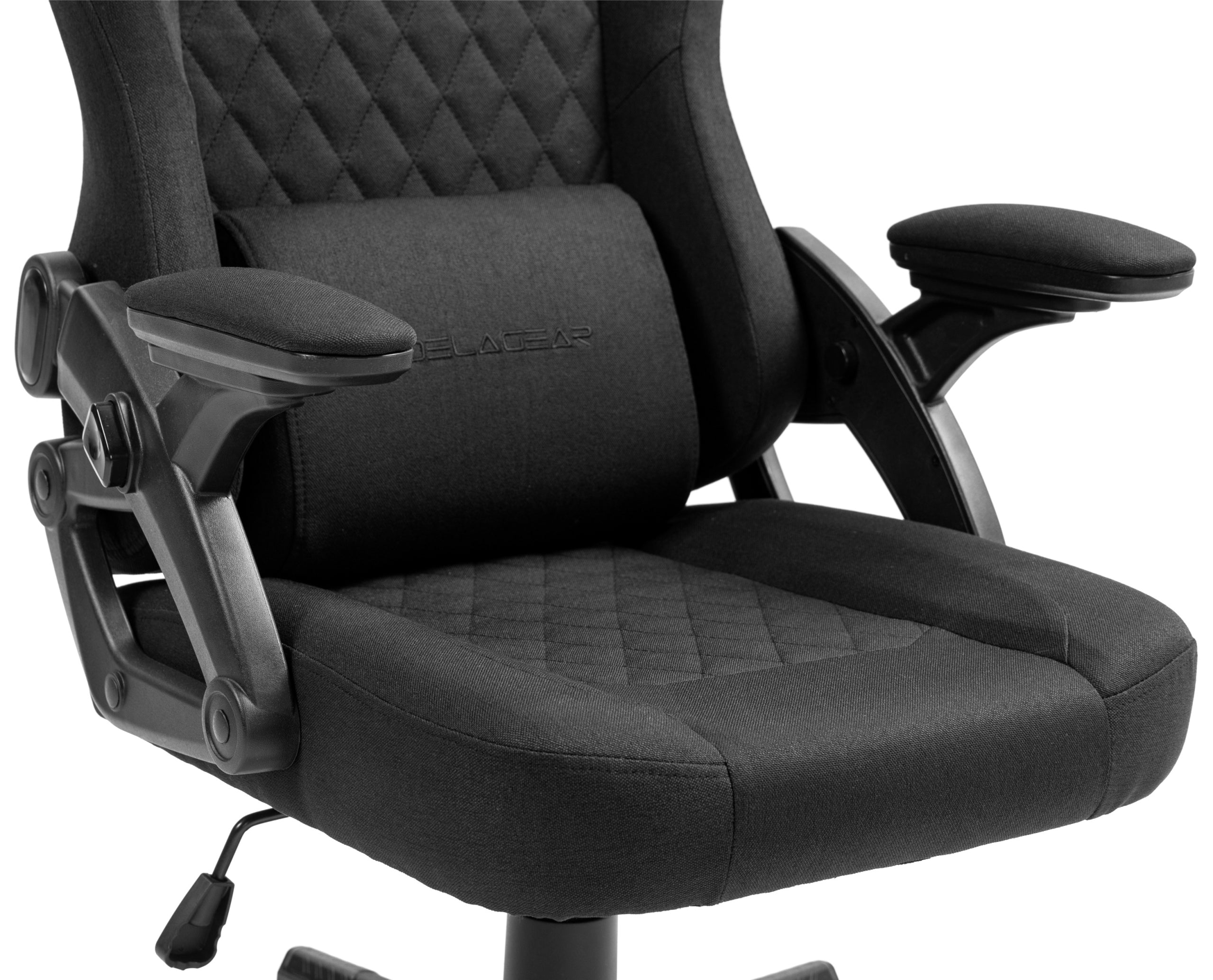 Gaming Chair Adjustable Swivel Office Material Delagear Furniture height 127 cm