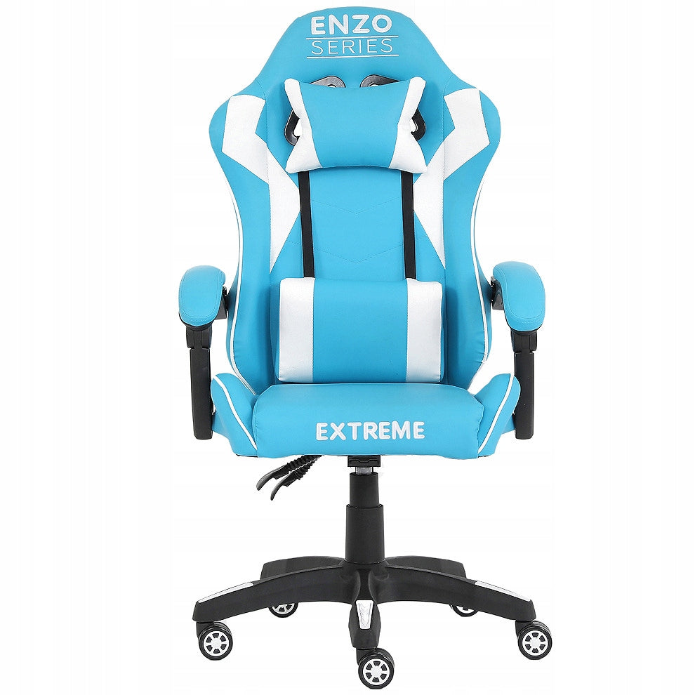 Gaming Chair Blue Extreme ENZO Swivel Faux Leather Desk Chair Brand Extreme