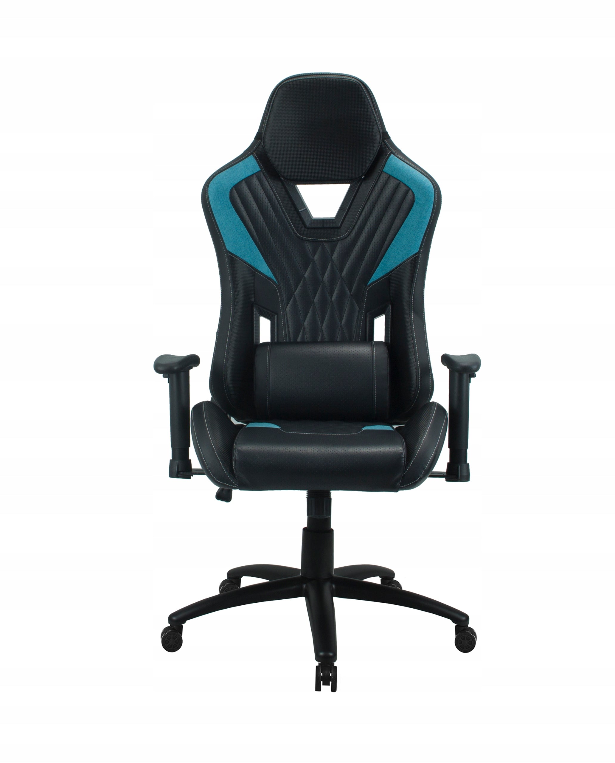 Gaming Chair Bucket Swivel RIDER Player Chair BLACK/BLUE