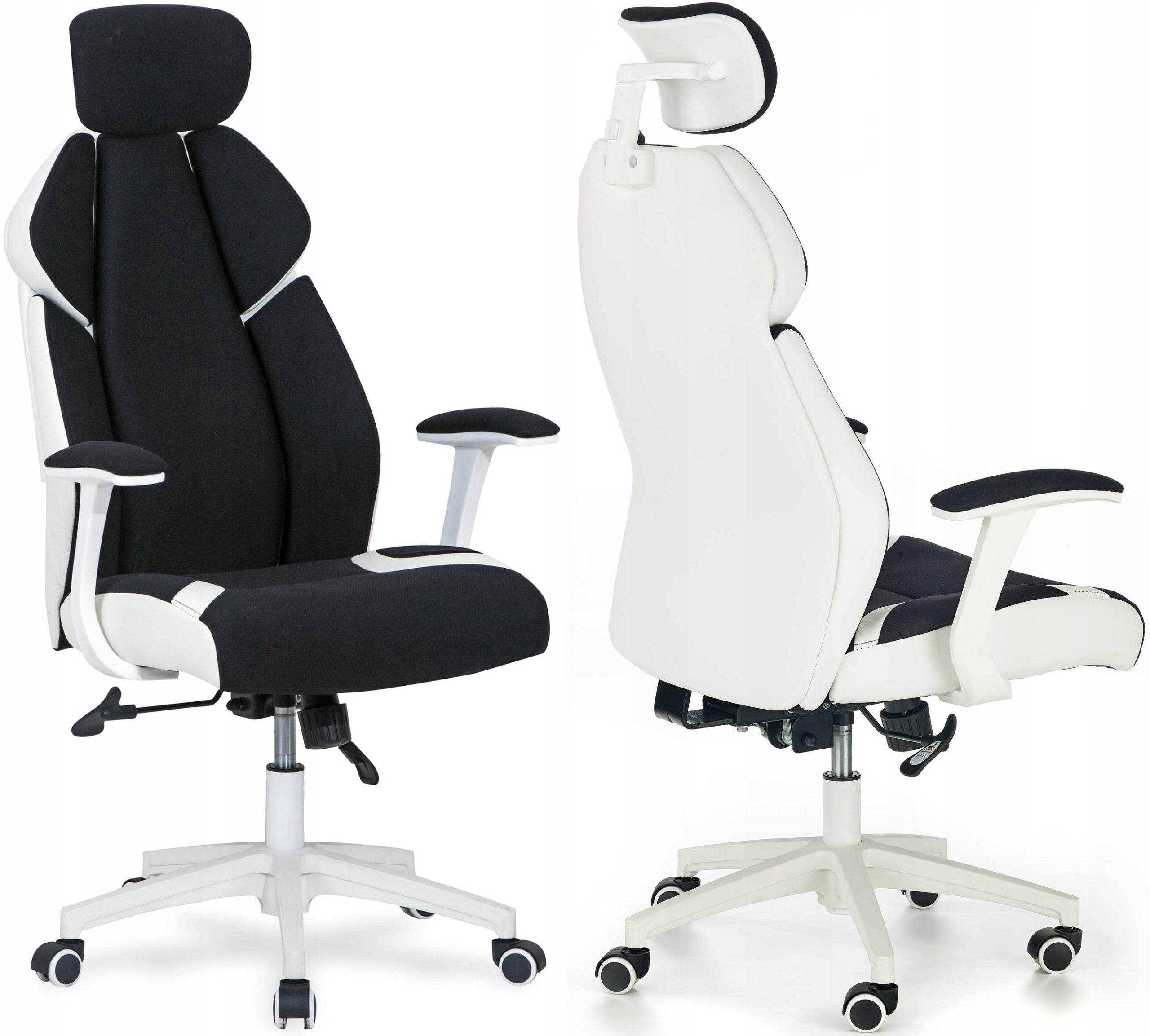 Gaming Chair CHRONO White Black Swivel Adjustable Medical device no