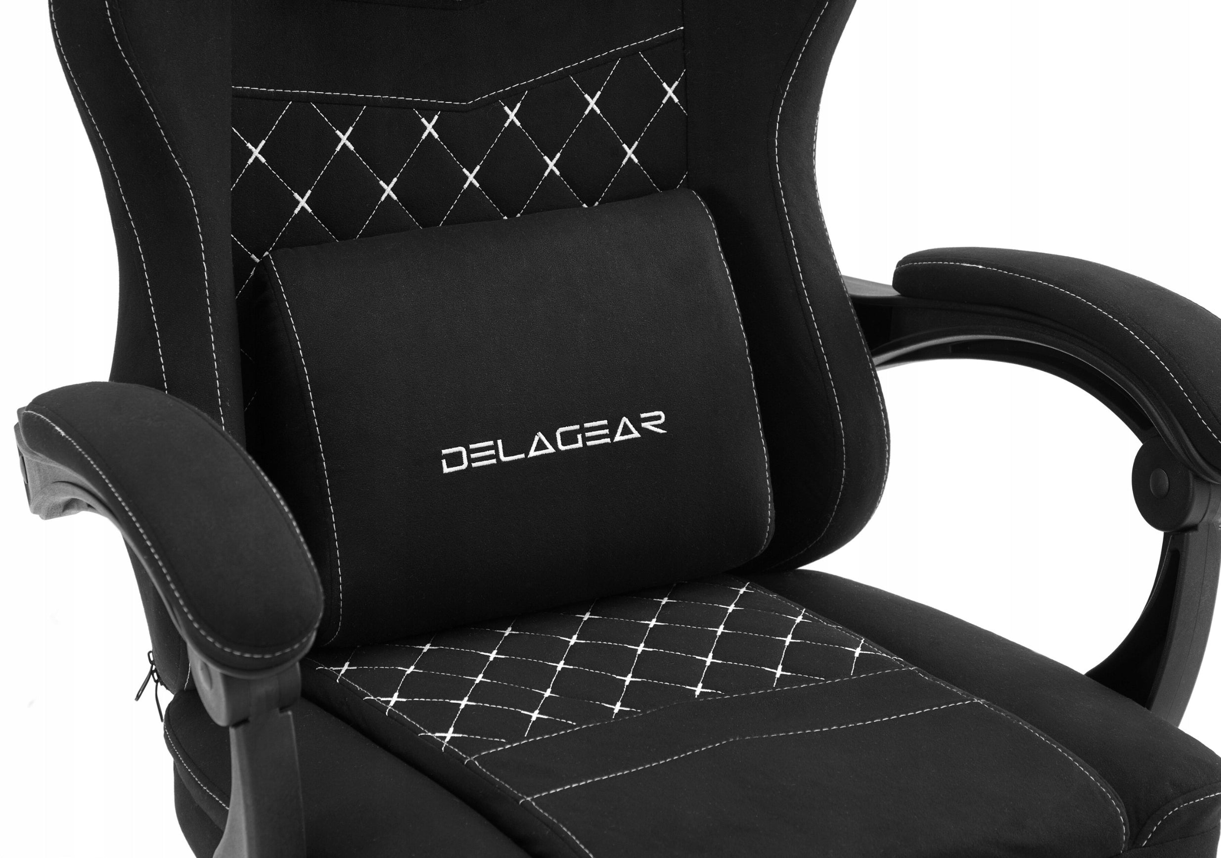 Gaming Chair DELAGEAR G 300 Black Adjustable Swivel Material Furniture depth 60 cm