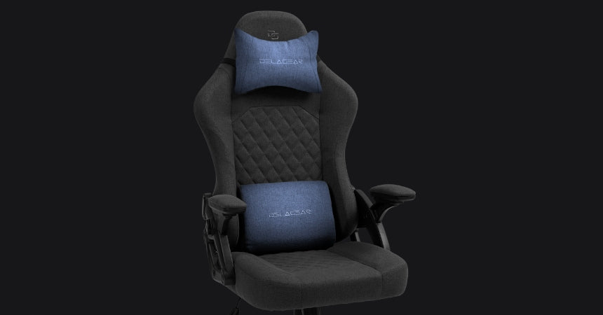 Gaming Chair DELAGEAR G 404 Dark Grey Material Furniture depth 67 cm