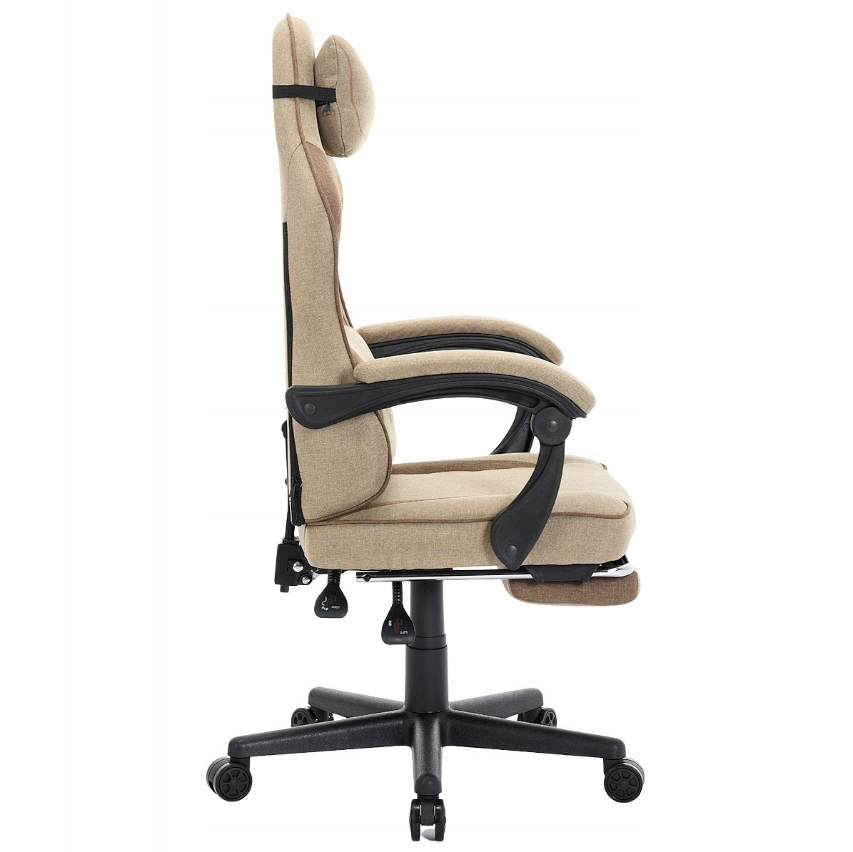 Gaming Chair Deus Edge Beige Furniture width 66 cm