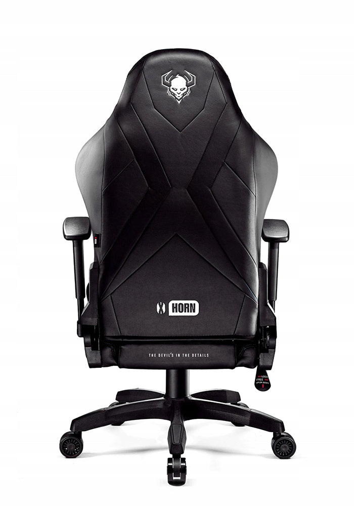 Gaming Chair Diablo X-Horn 2.0 Normal Size Faux Leather Black Furniture width 69 cm