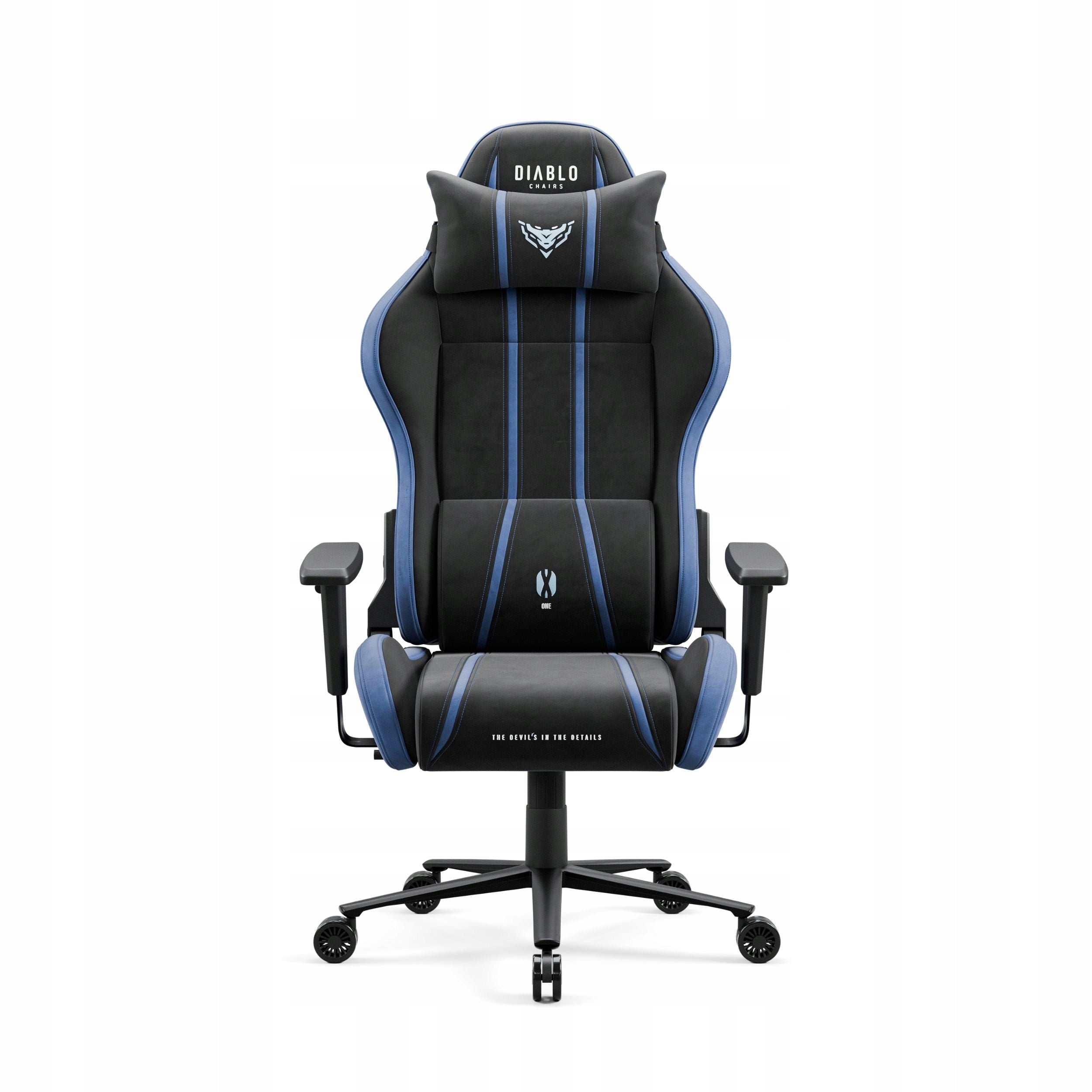 Gaming Chair Diablo X-One 2.0 Material, Normal Size Night Blue Upholstery color blue and black