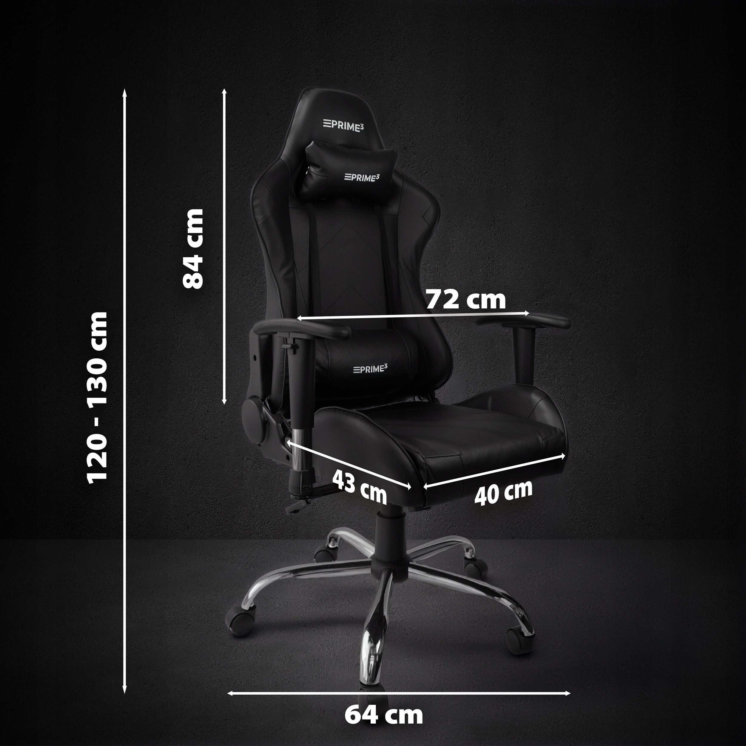 Gaming Chair Gaming Office Chair 120kg N1TRO PRIME3 CGC41 Manufacturer code RTVPR124