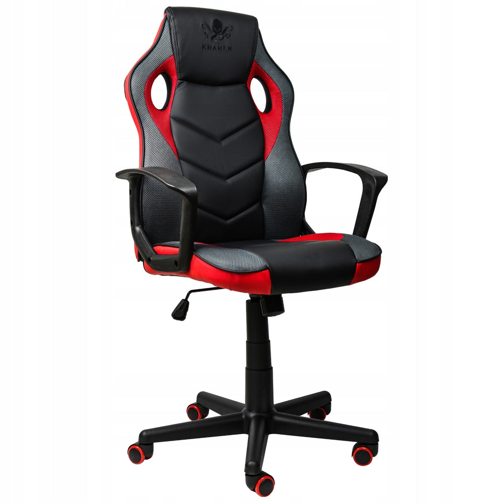 Gaming Chair Leather Office Swivel Player Chair Black KRAKEN