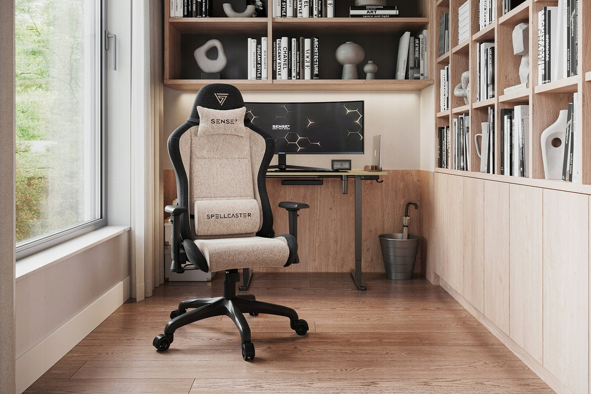 Gaming Chair Material Rotating Office Bucket Player Chair Sense7 Packaging status original