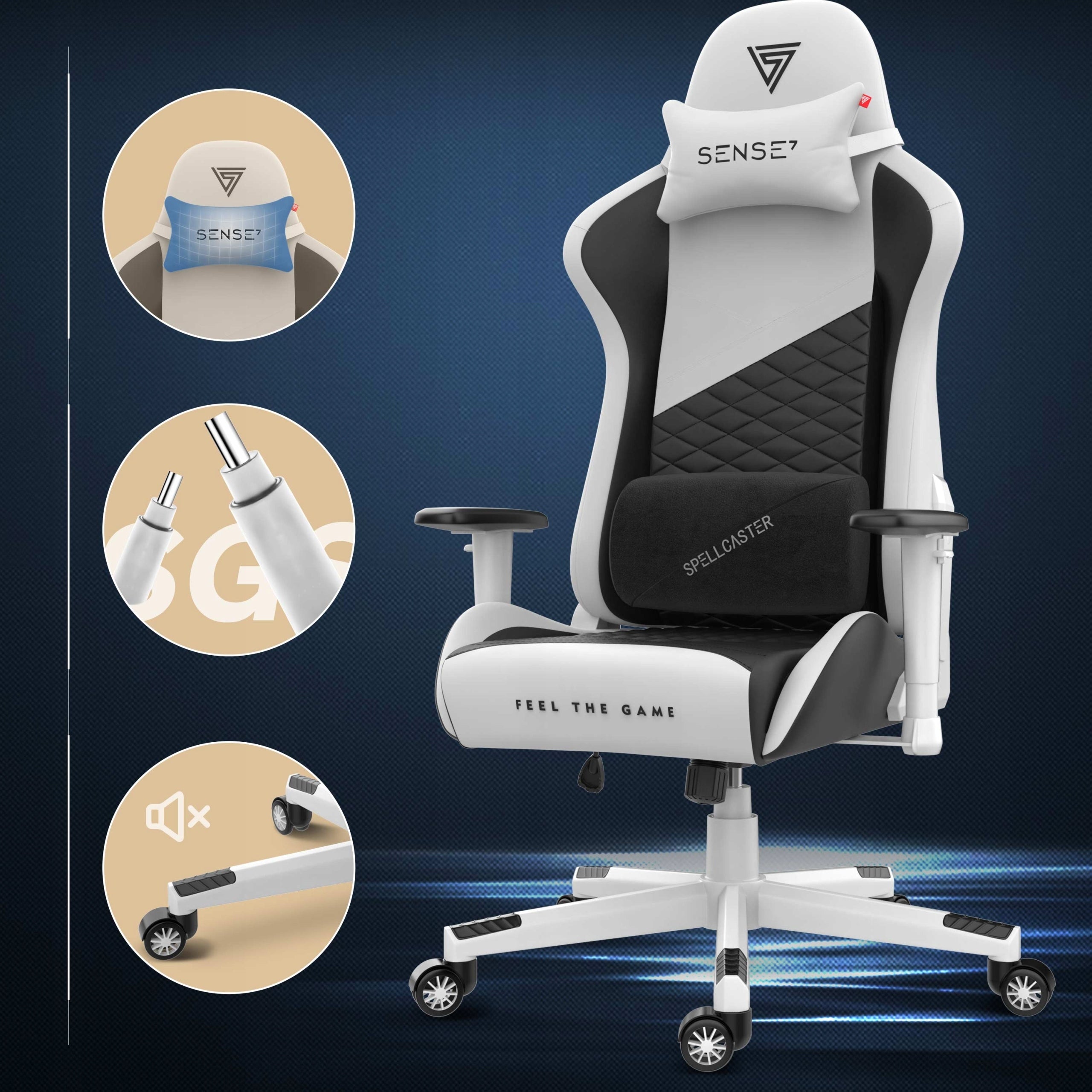 Gaming Chair Office Adjustable Senshi Sense7 Model Senshi