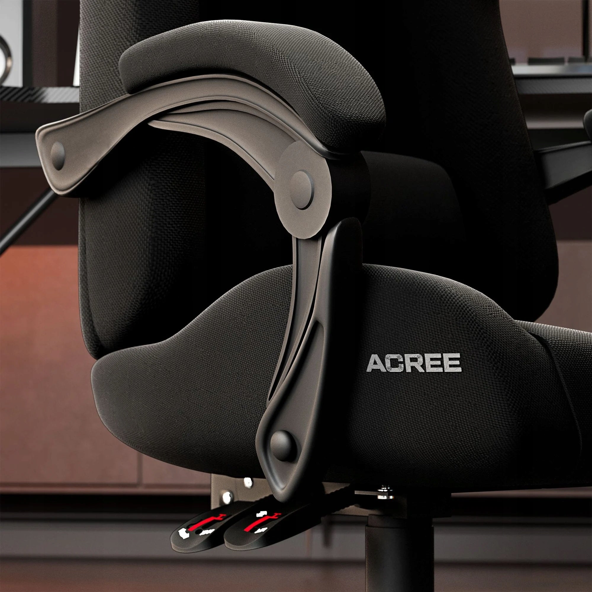 Gaming Chair Office Chair Swivel Material for Player Black TREX Furniture width 63 cm