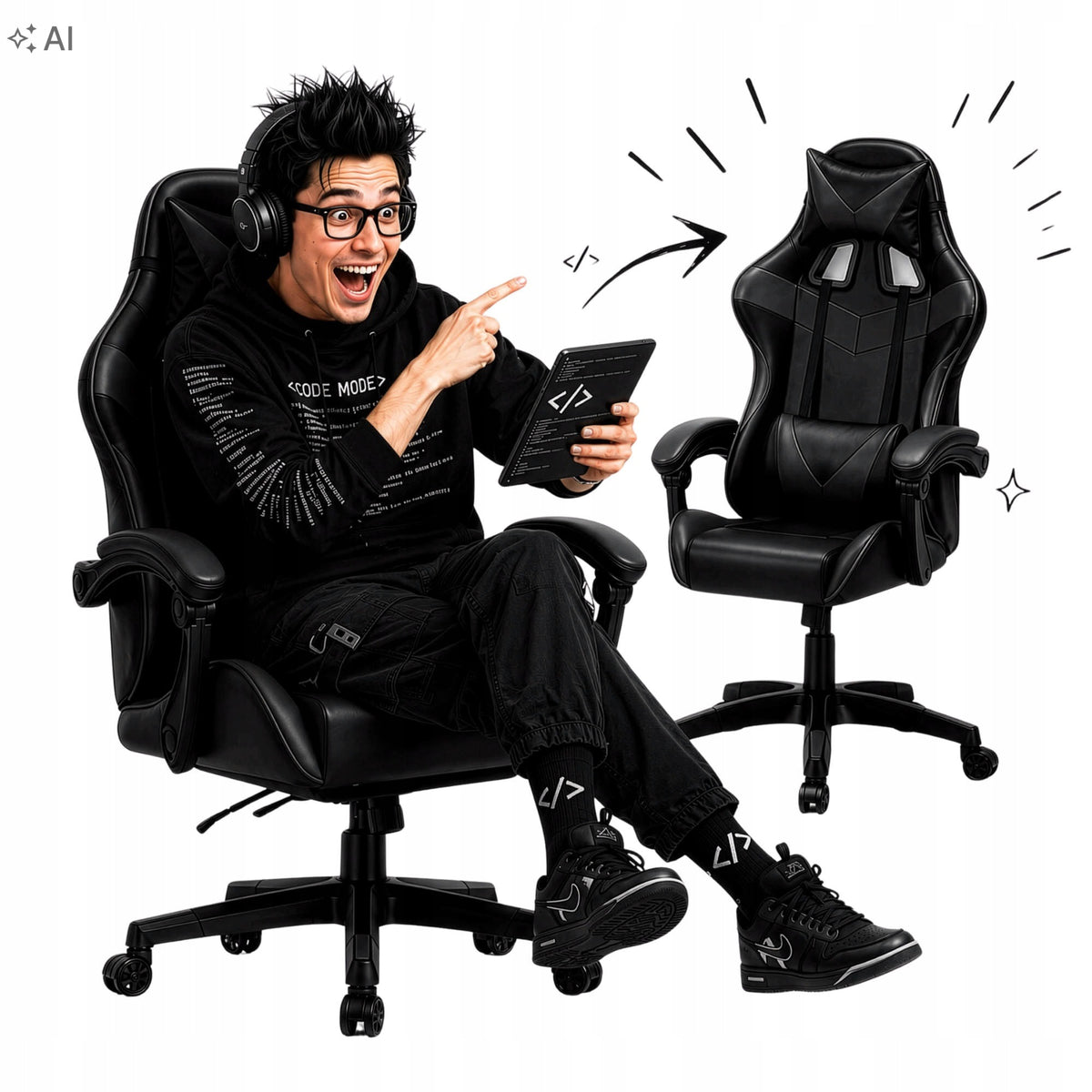 Gaming Chair Office Gaming Chair Rotating Bucket For Player