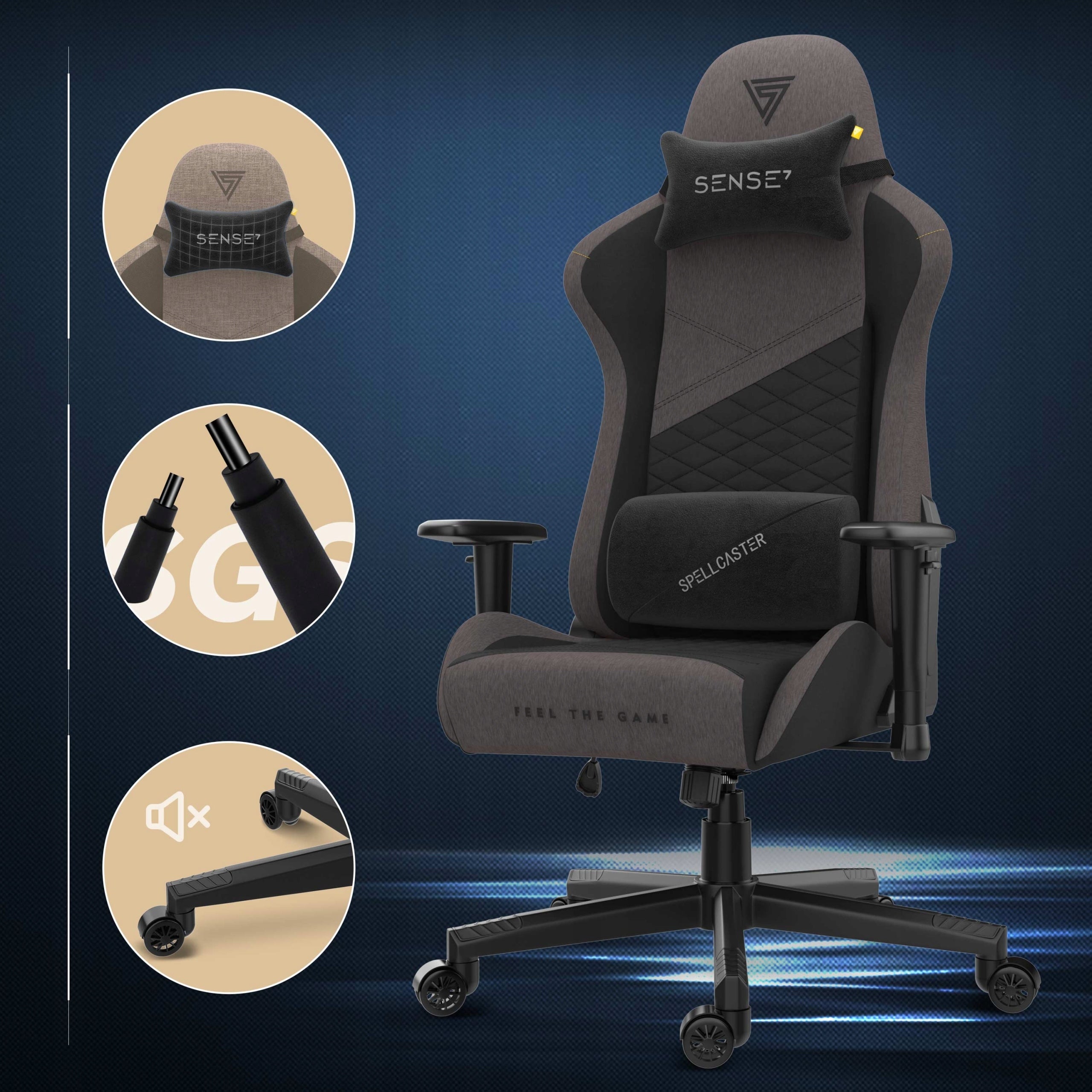 Gaming Chair Office Material Swivel Adjustable Senshi Sense7 Furniture width 70 cm