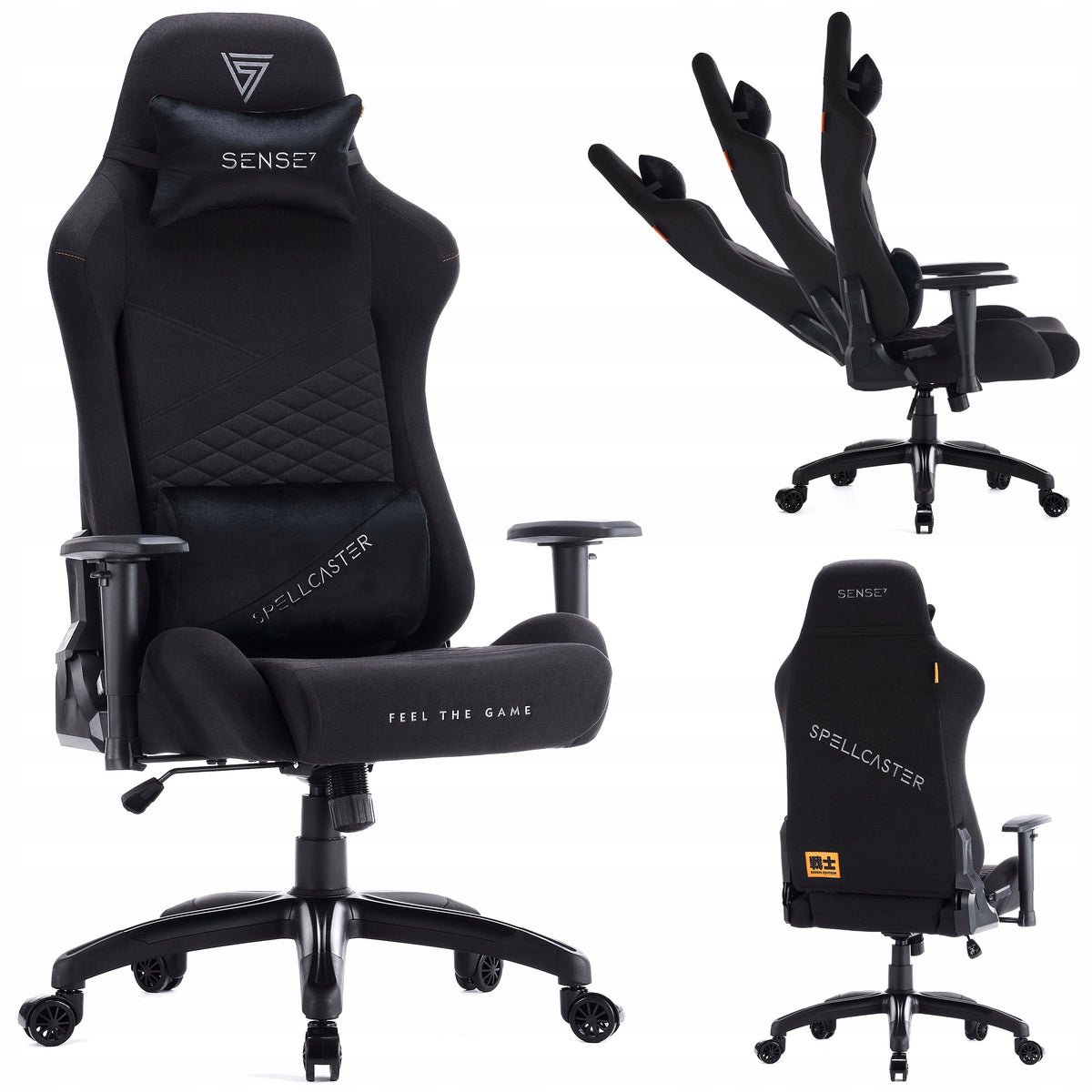Gaming Chair Office Material Swivel Adjustable Senshi XL Sense7