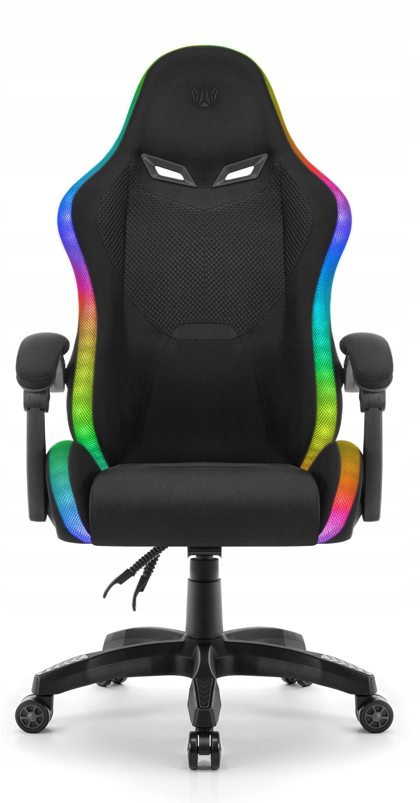 Gaming Chair Office Rotary Hell's Chair HC-1012 Black LED Fabric EAN (GTIN) 5907196011092