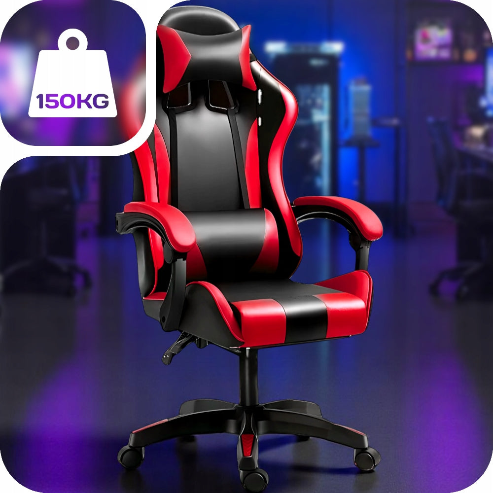 Gaming Chair Office Rotating Bucket Desk Chair STRONG up to 150 kg! Manufacturer code FOTEL GAMINGOWY BIUROWY CZERWONY