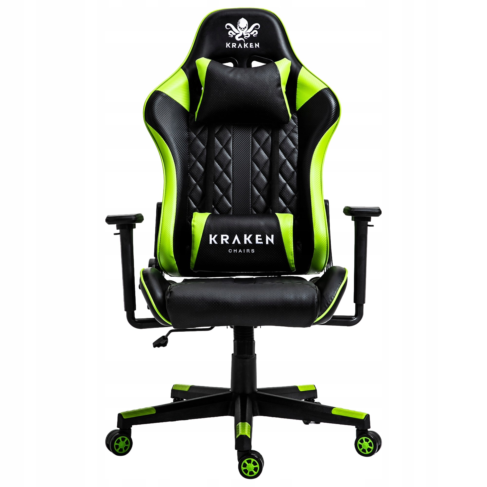 Gaming Chair Office Swivel Bucket Office Chair Black and Green EAN (GTIN) 5907564504768