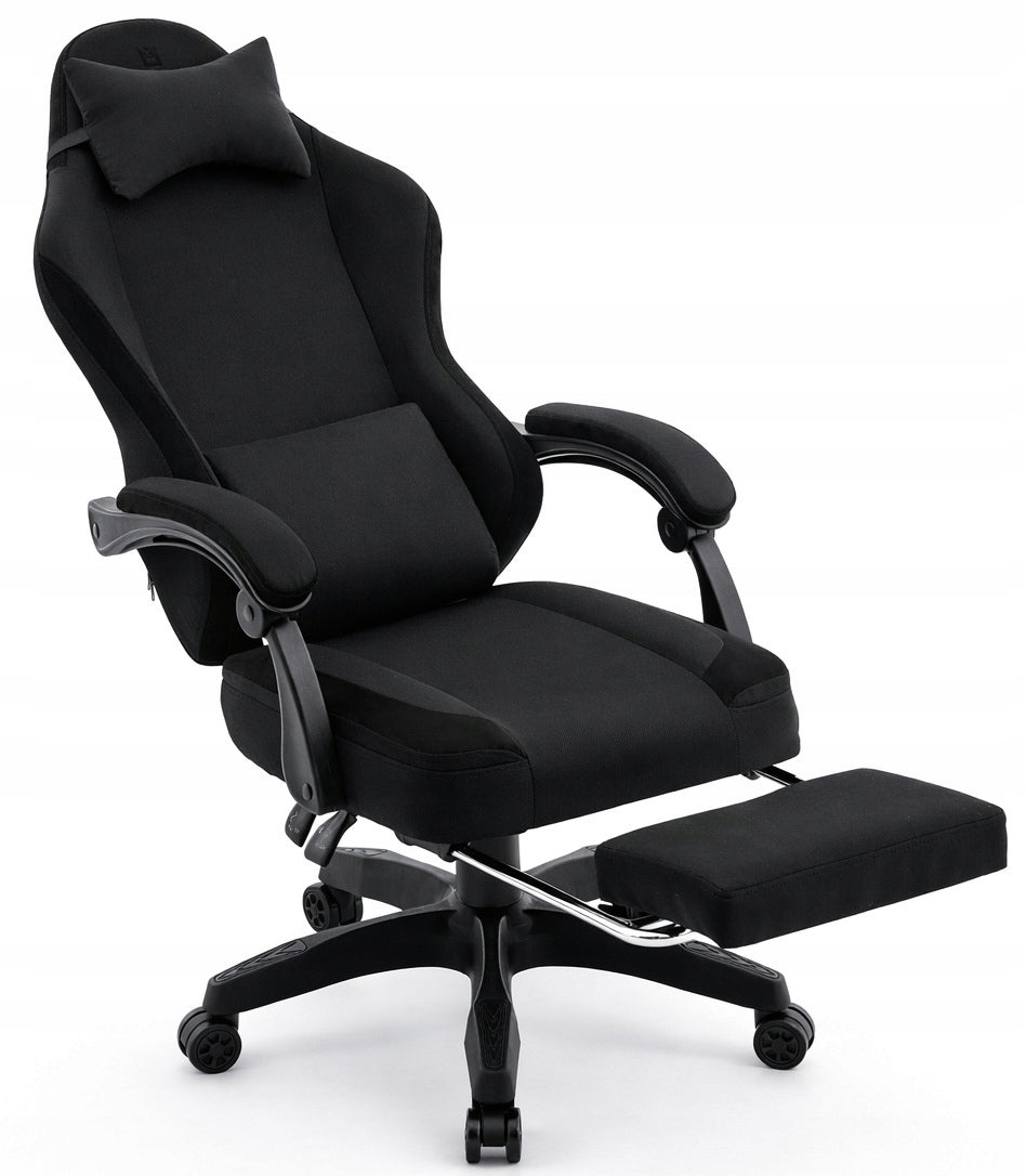 Gaming Chair Office Swivel Gaming Chair Gaming Fabric Black Brand IMBA seat
