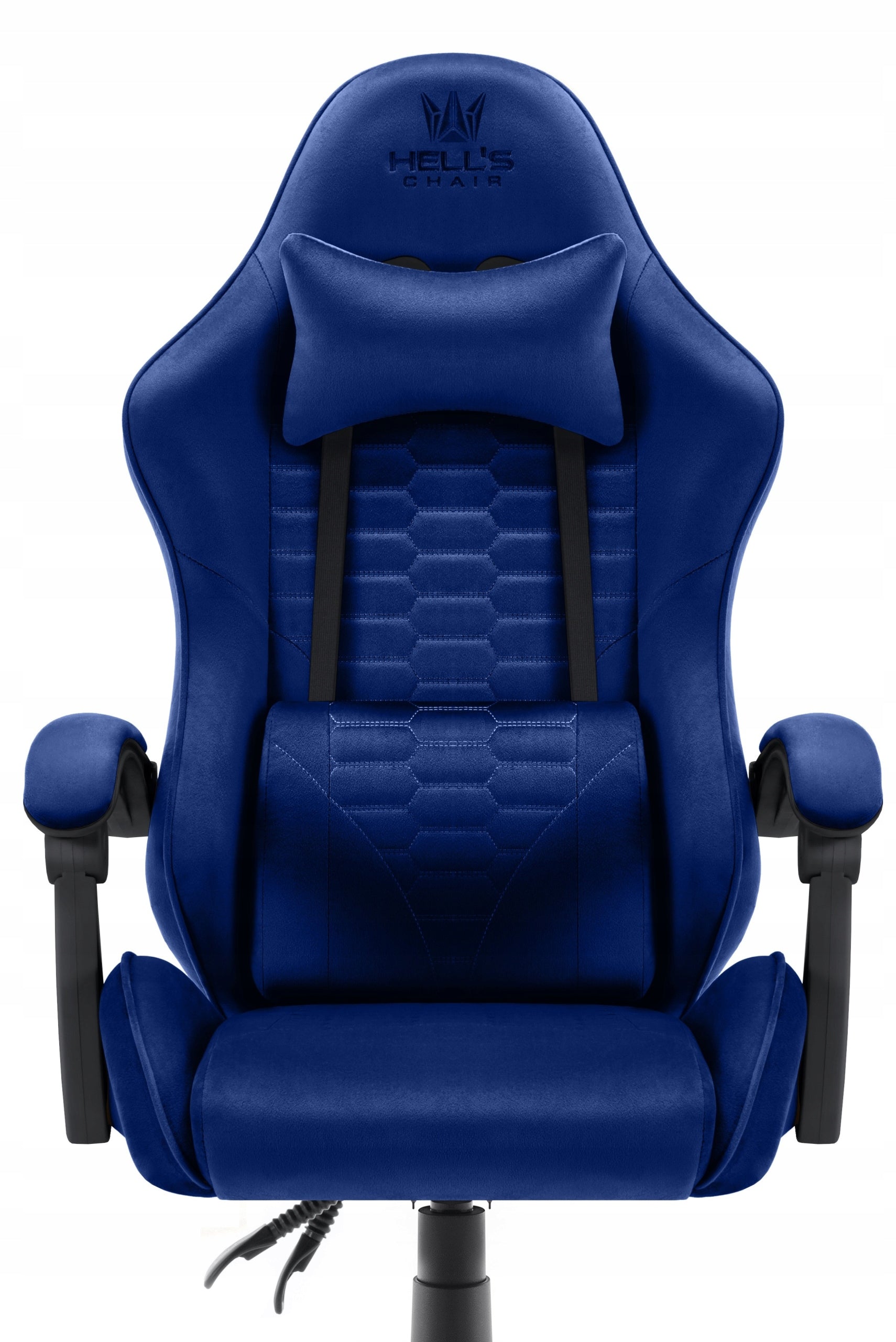 Gaming Chair Office Swivel Hell's Chair HC- 1000 Navy Blue Fabric