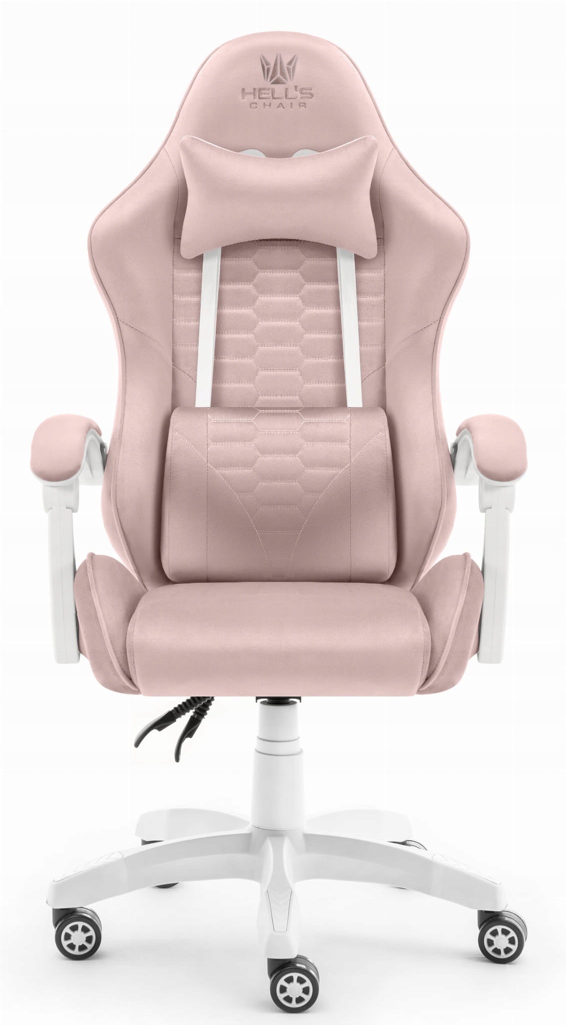 Gaming Chair Office Swivel Hell's Chair HC- 1000 Pink Fabric Packaging status original