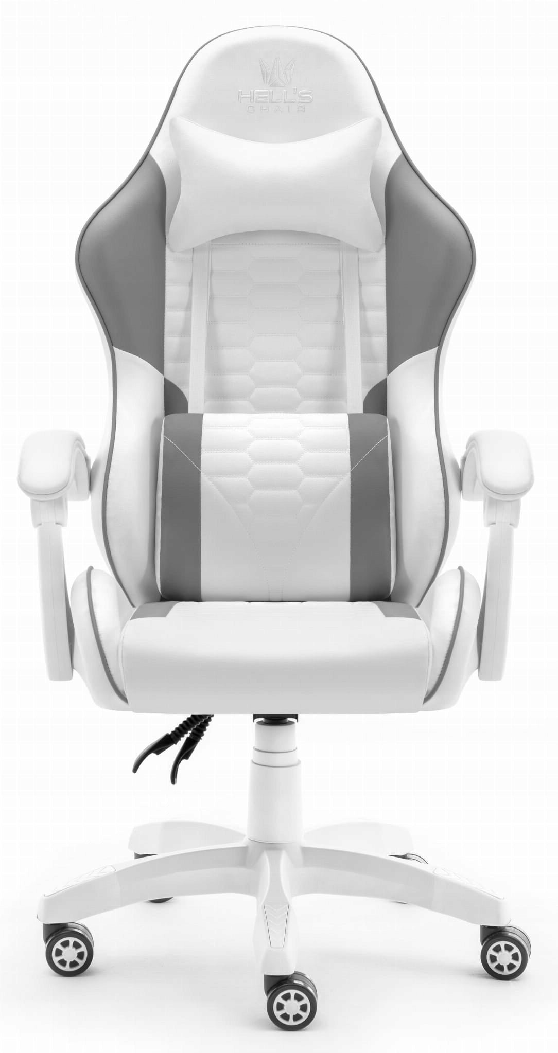 Gaming Chair Office Swivel Hell's Chair HC-1000 White-Grey Manufacturer code HC- 1000 Grey- White