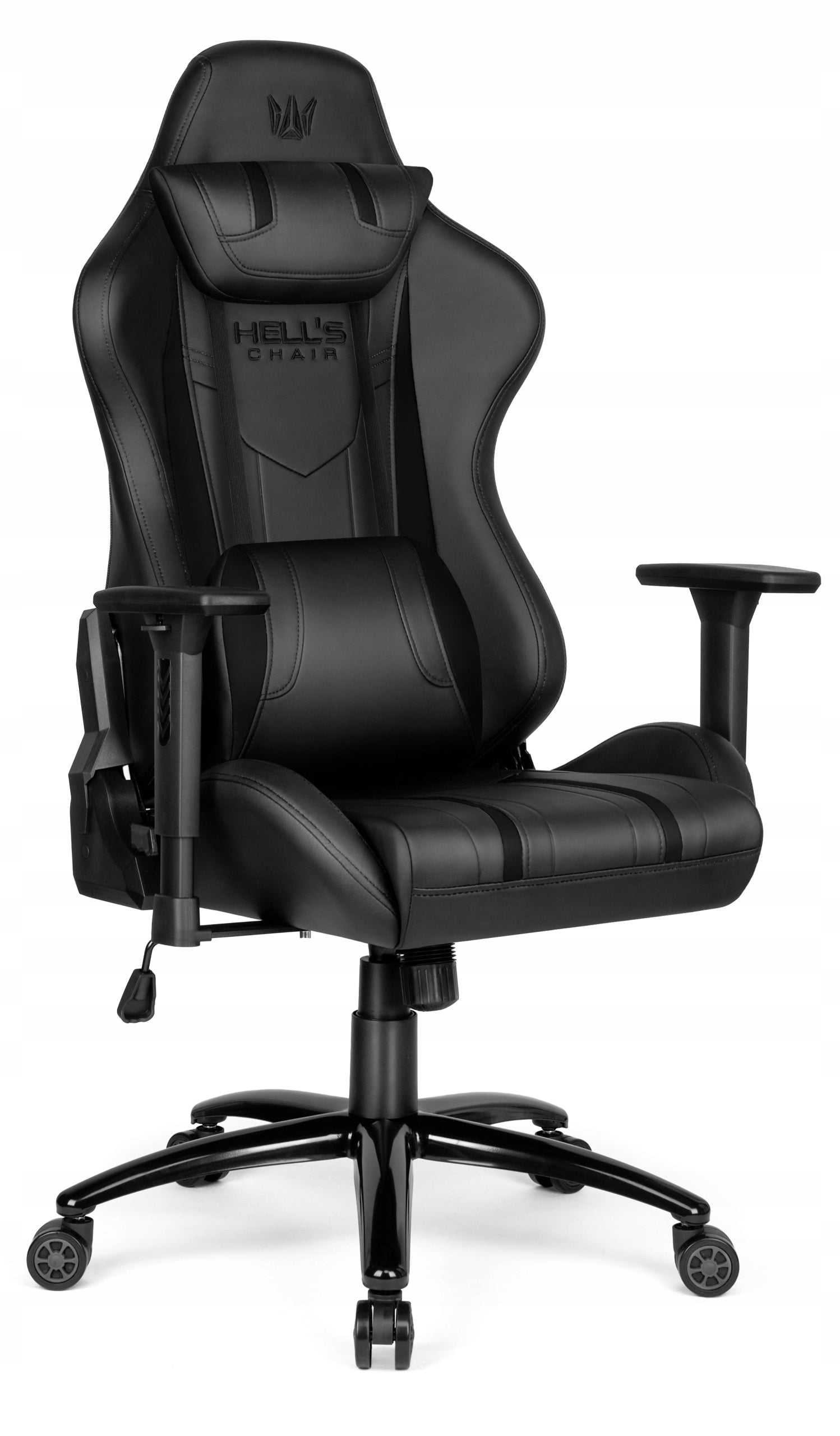 Gaming Chair Office Swivel Hell's Chair HC- 1013 Black Suede Brand HELL'S CHAIR