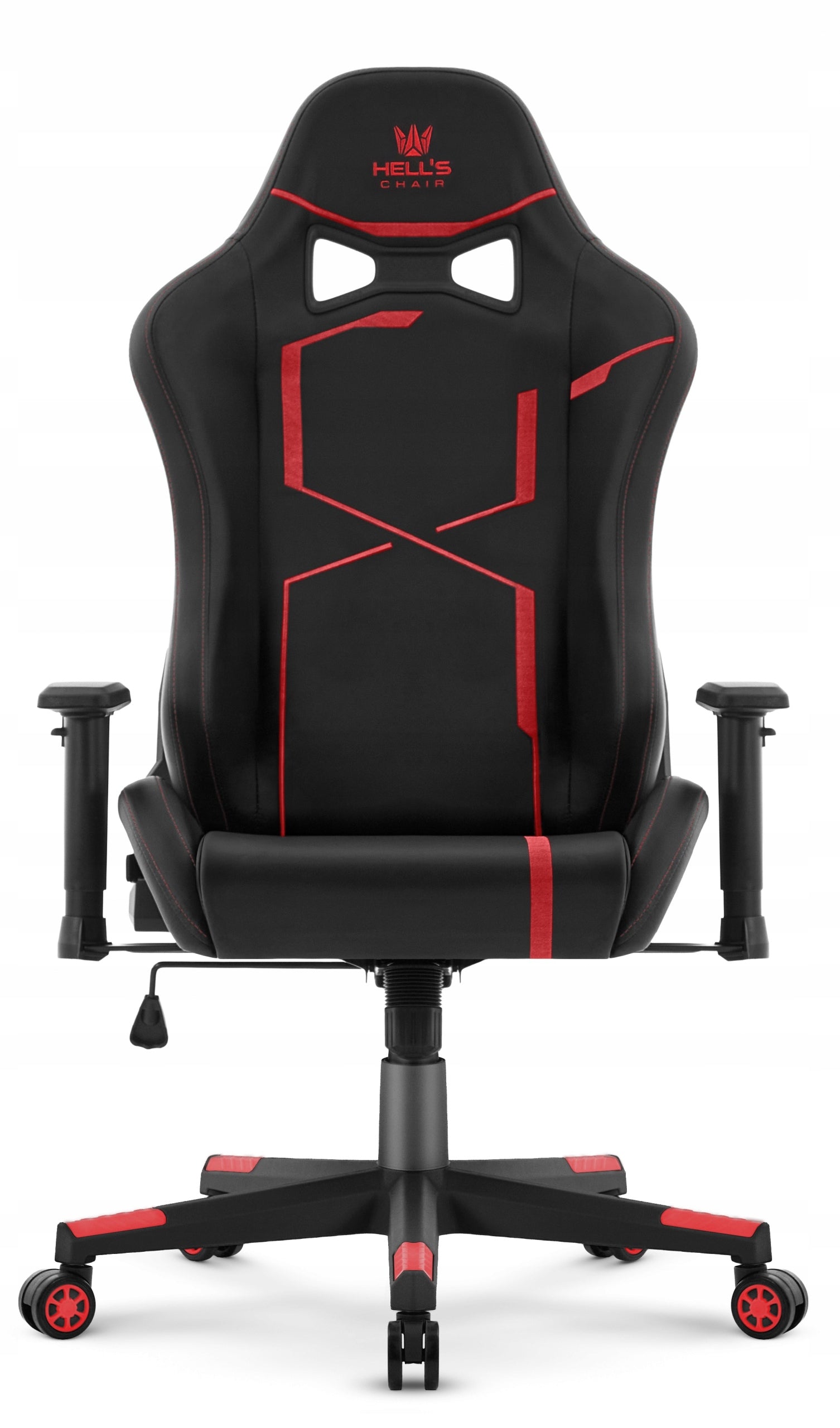 Gaming Chair Office Swivel Hell's Chair HC- 2001 Black- Red Furniture width 76 cm