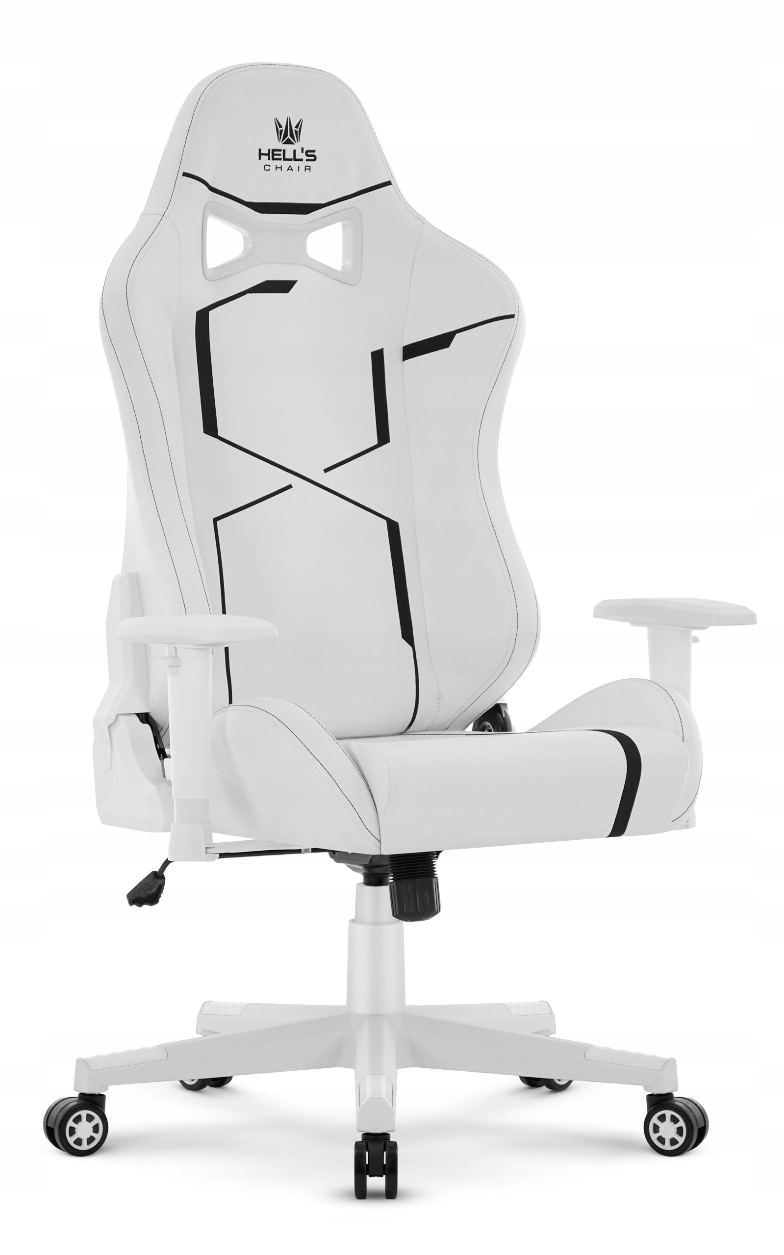 Gaming Chair Office Swivel Hell's Chair HC- 2001 White Furniture height 137 cm