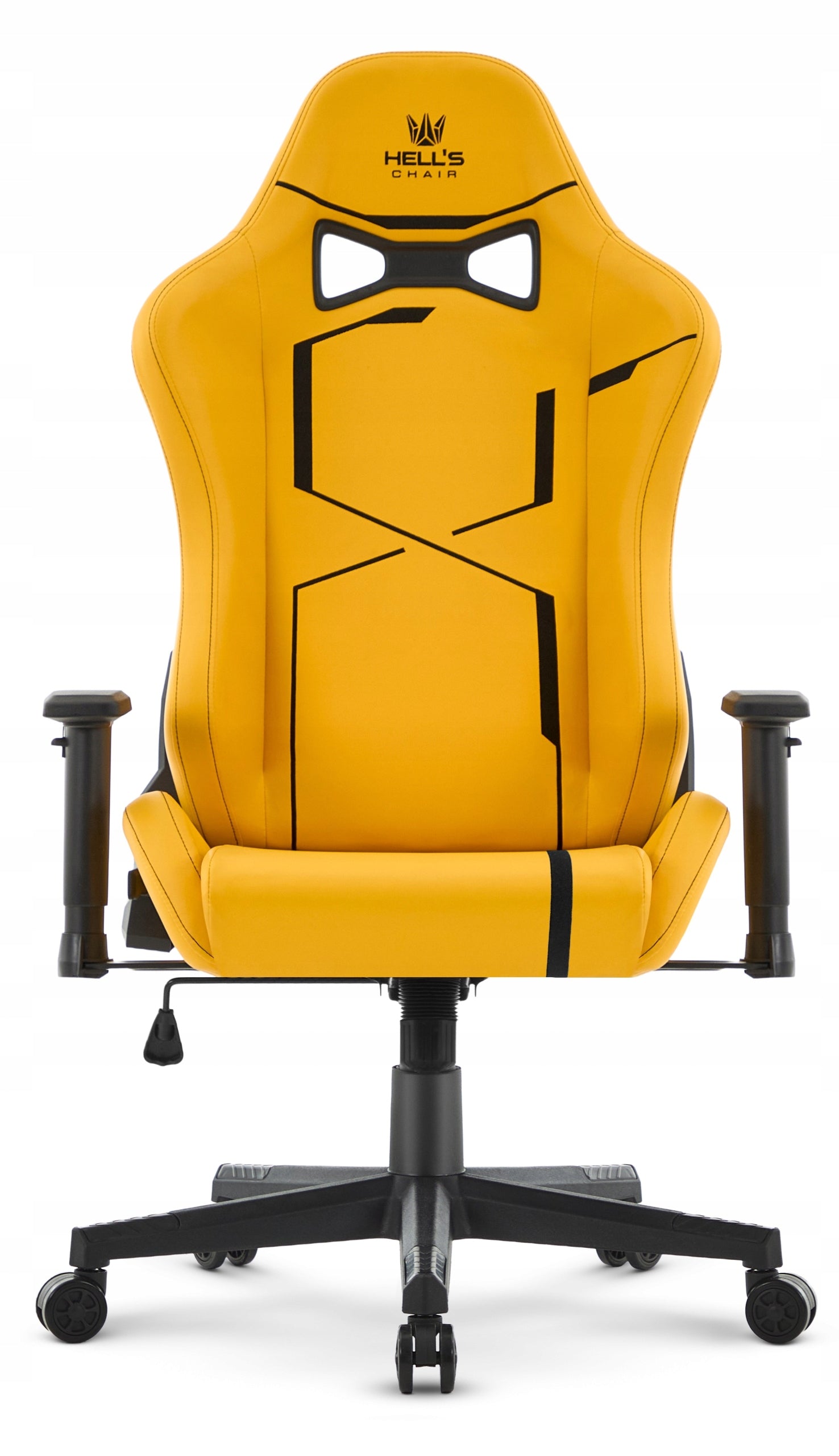 Gaming Chair Office Swivel Hell's Chair HC- 2001 Yellow Furniture width 76 cm