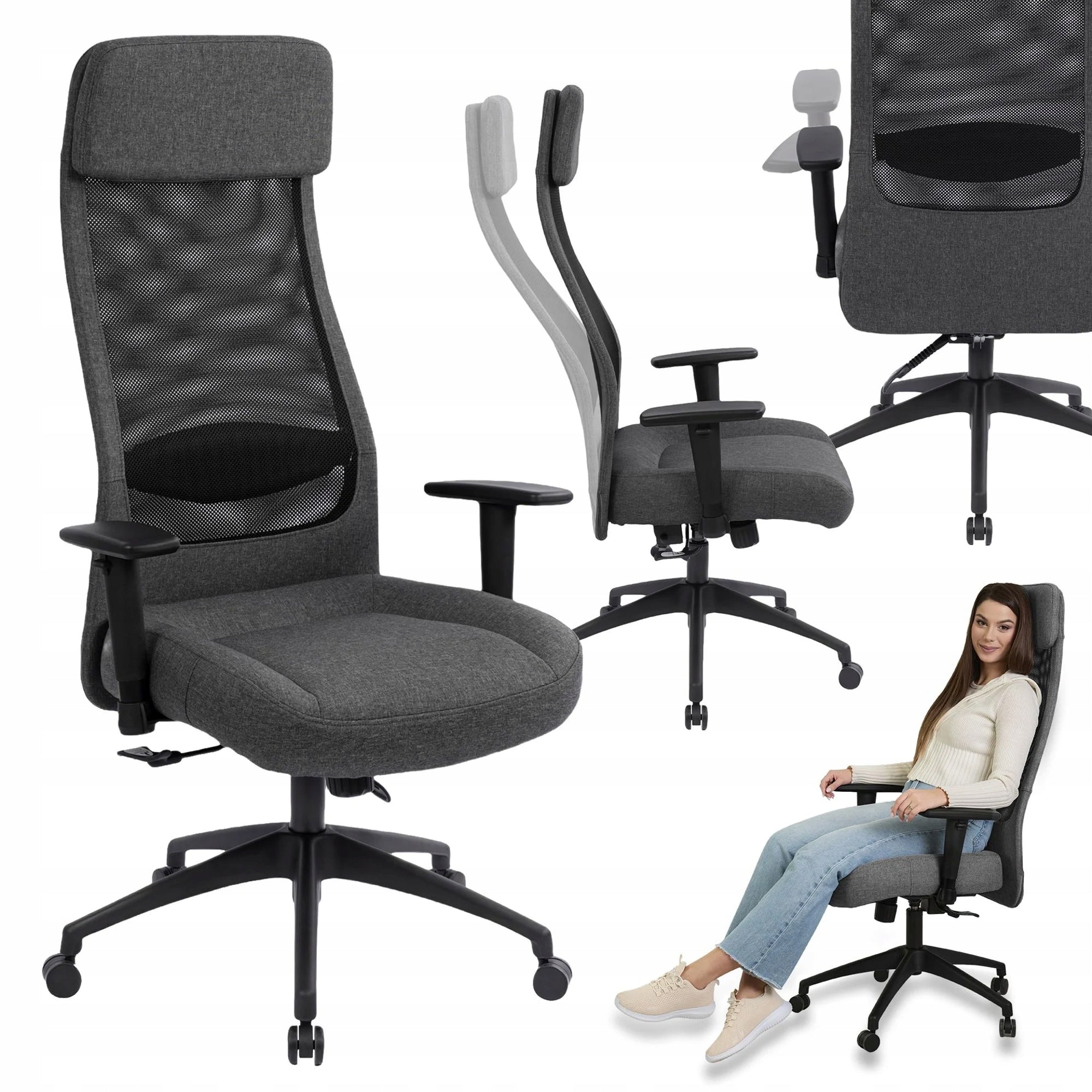 Gaming Chair Office Swivel Office Chair Ergonomic Fabric