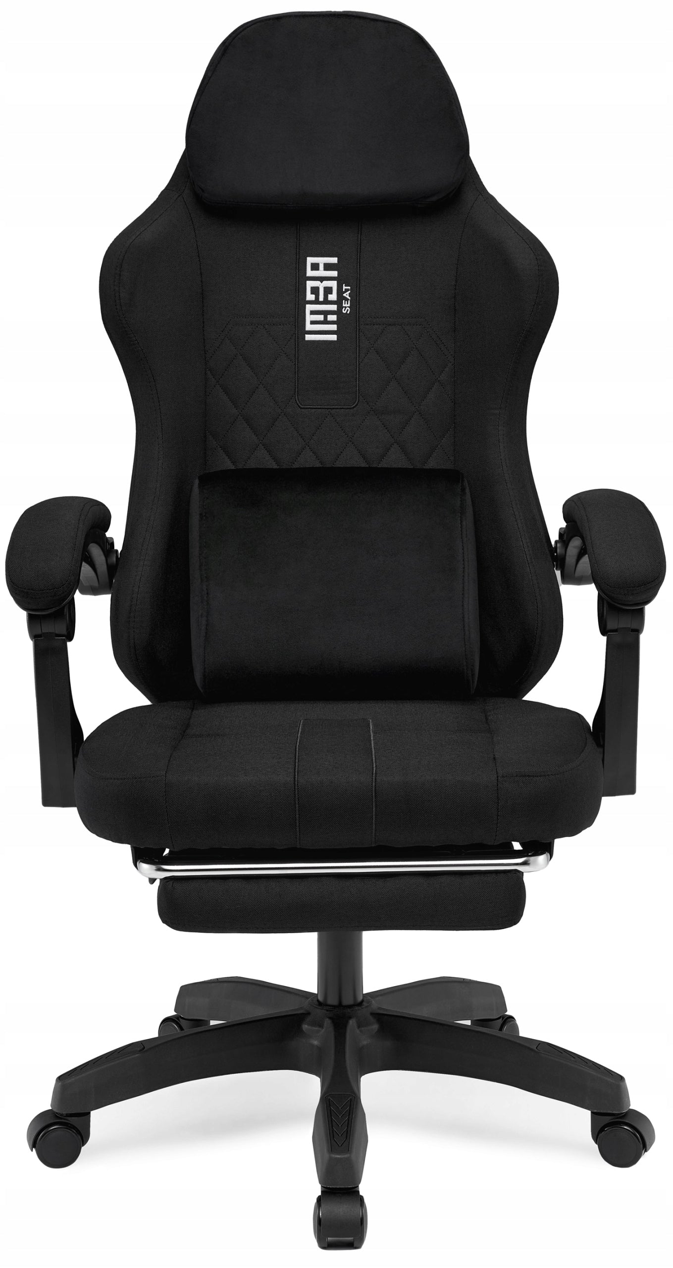 Gaming Chair Office Swivel Player Chair Fabric Black Manufacturer code 087632