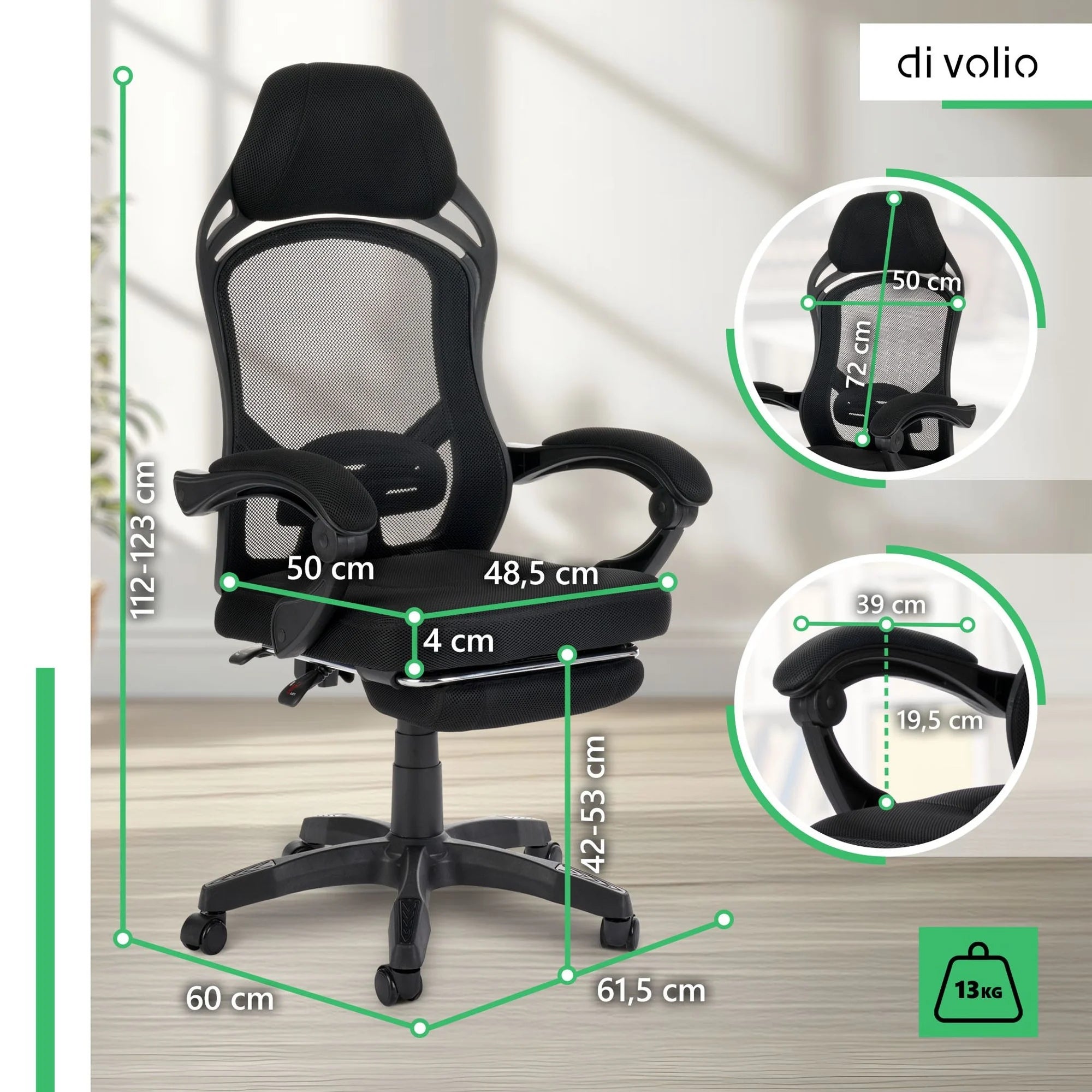 Gaming Chair Office Swivel with Footrest Material Office Chair Packaging status original