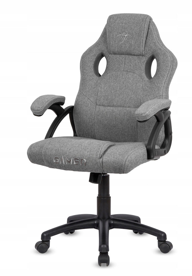 Gaming Chair Rotating Player Fabric Gray Student Desk Chair Manufacturer code 5906361482156