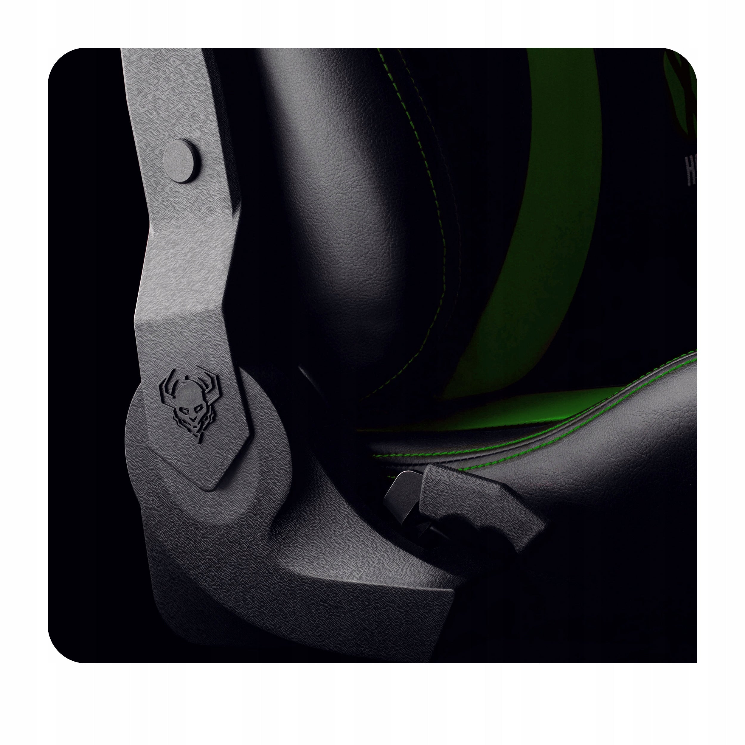 Gaming Chair Swivel DIABLO X-HORN 2.0 Normal Size Black & Green Furniture height 134 cm