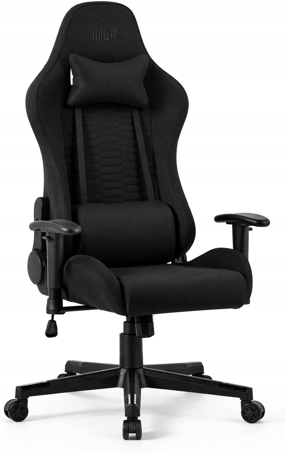 Gaming Chair for Player Office Chair Swivel Fabric Black Packaging status original
