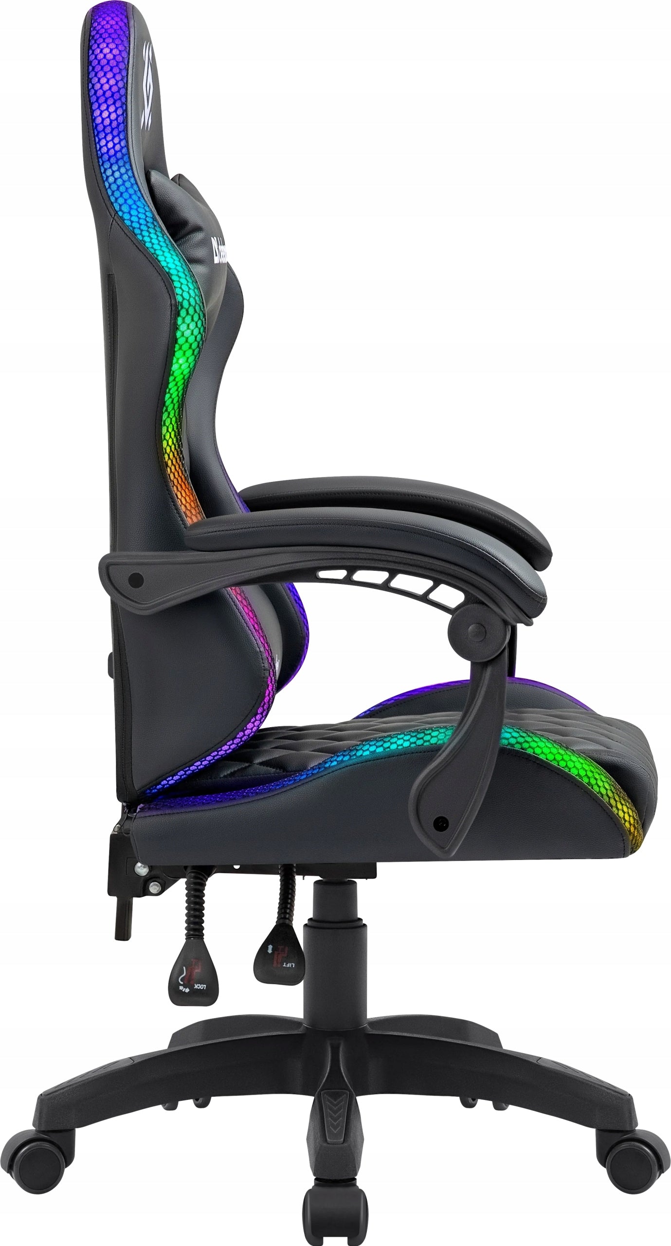 Gaming Chair with LED Backlight Remote Control Included Gaming Chair Model Energy