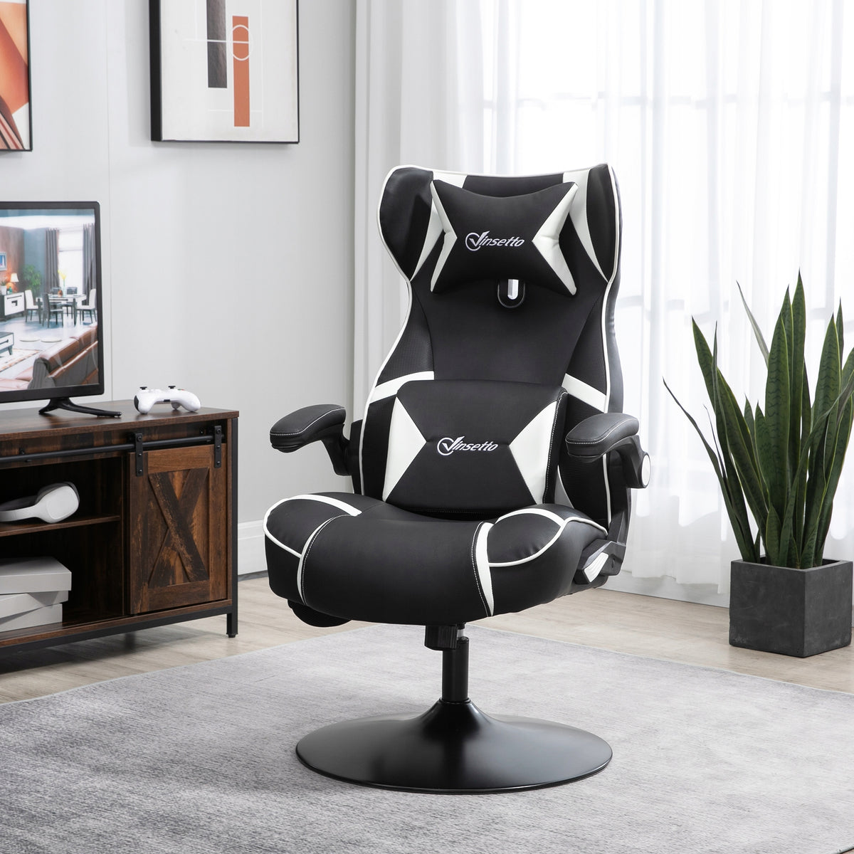 Gaming Computer Chair with Rocking Function and Speaker Packaging status original