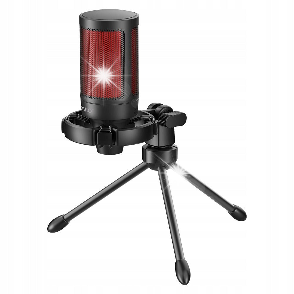 Gaming Condenser Microphone Studio USB Tripod SAVIO SONAR PRO 01